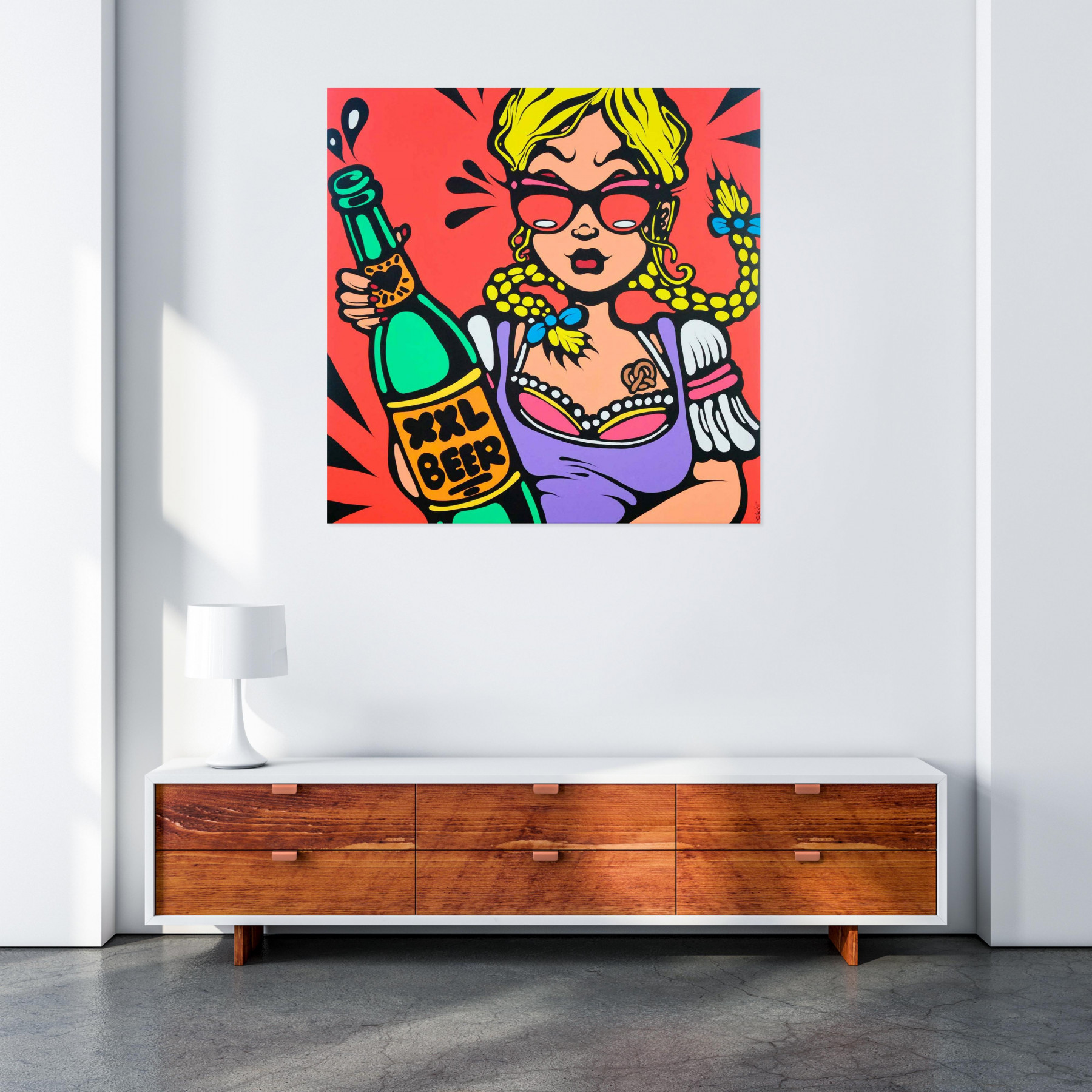 Ewen Gur, We are thirsty, peinture - Galerie de vente et d’achat d’art contemporain en ligne Artalistic