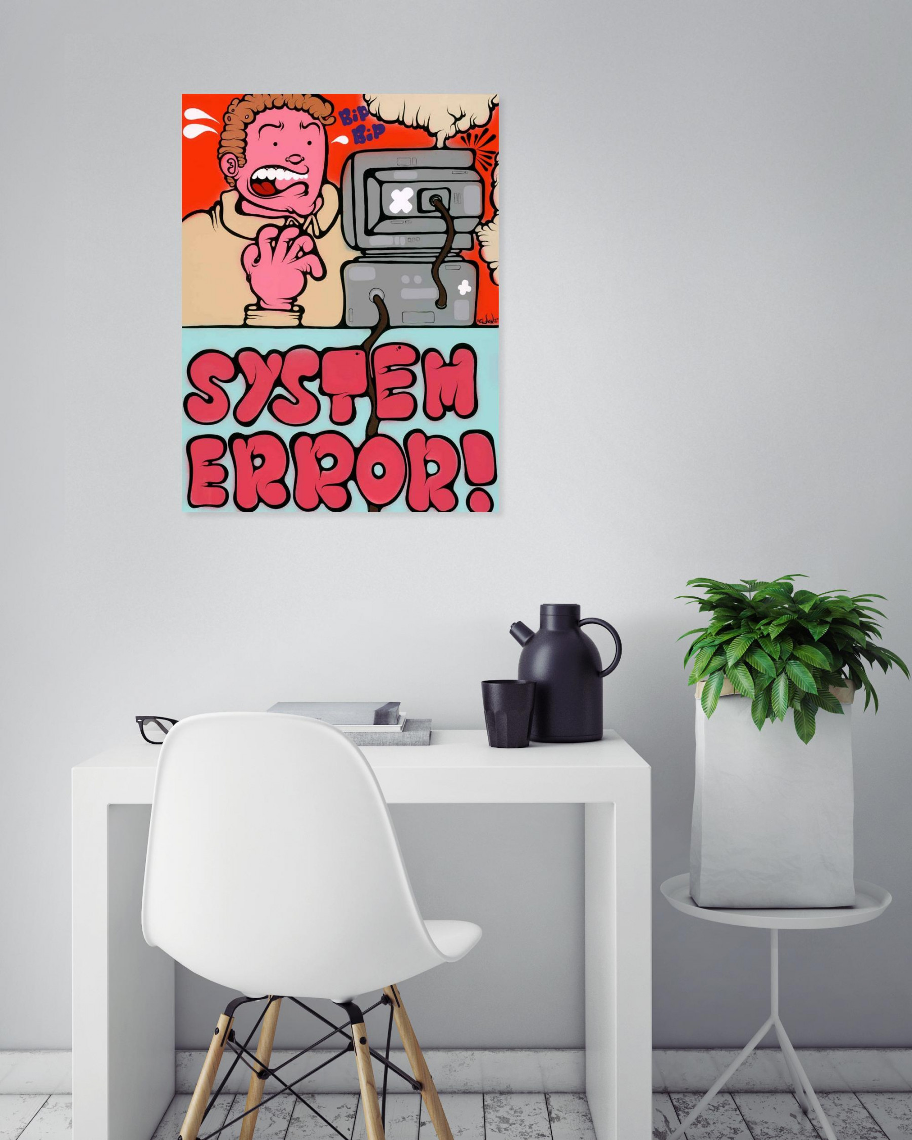 Ewen Gur, System error, peinture - Galerie de vente et d’achat d’art contemporain en ligne Artalistic