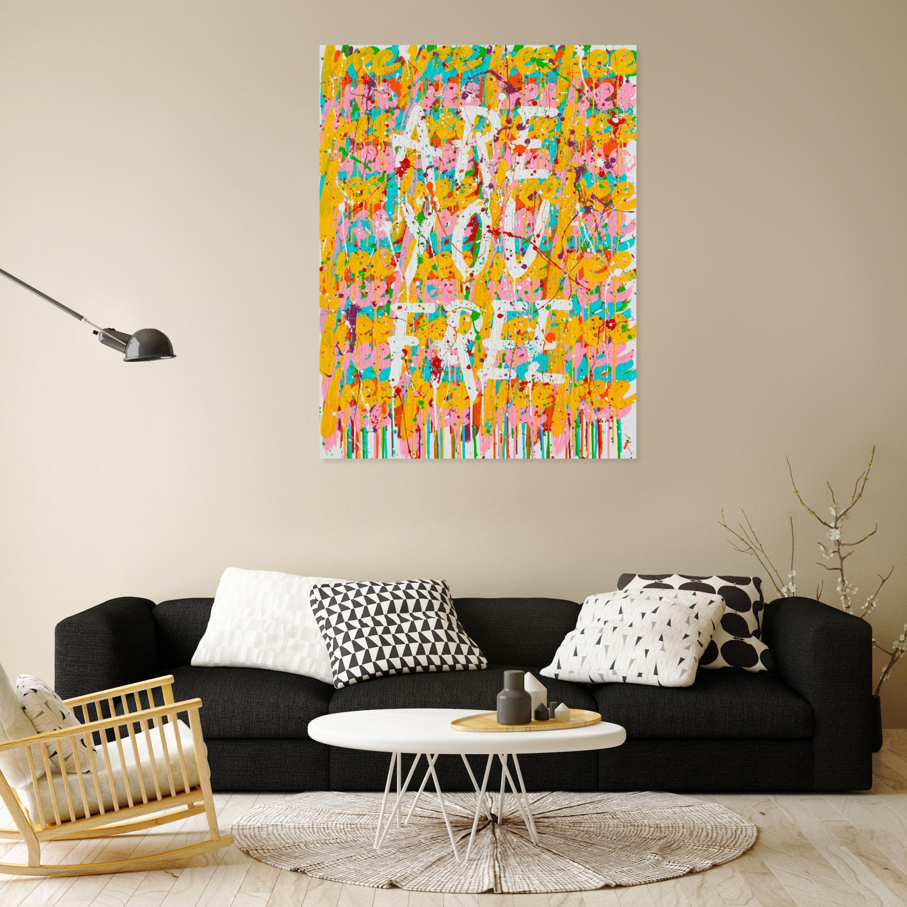 Isabelle Pelletane, Are you free, peinture - Galerie de vente et d’achat d’art contemporain en ligne Artalistic