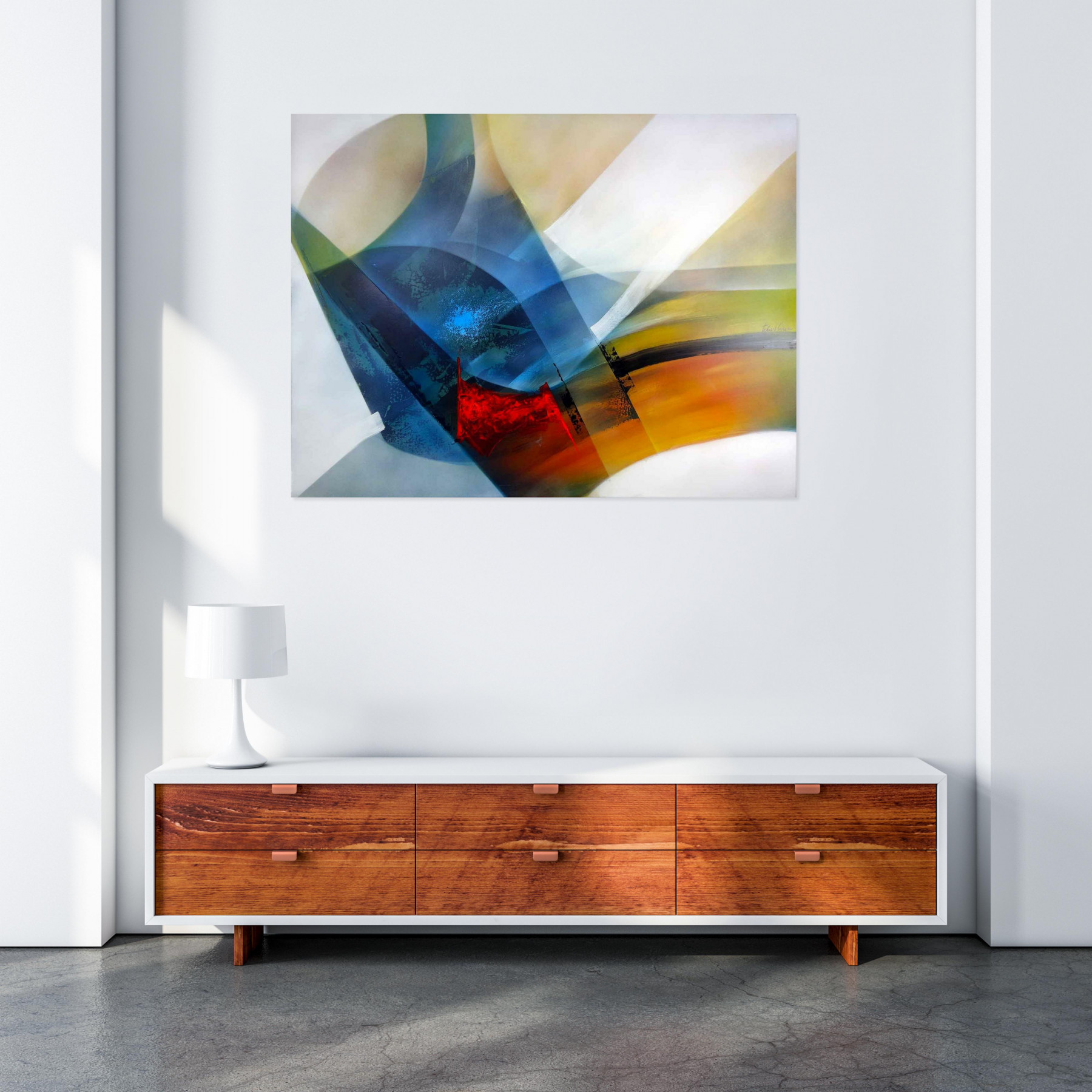 Tenurb-Géneau, composition 857, peinture - Galerie de vente et d’achat d’art contemporain en ligne Artalistic