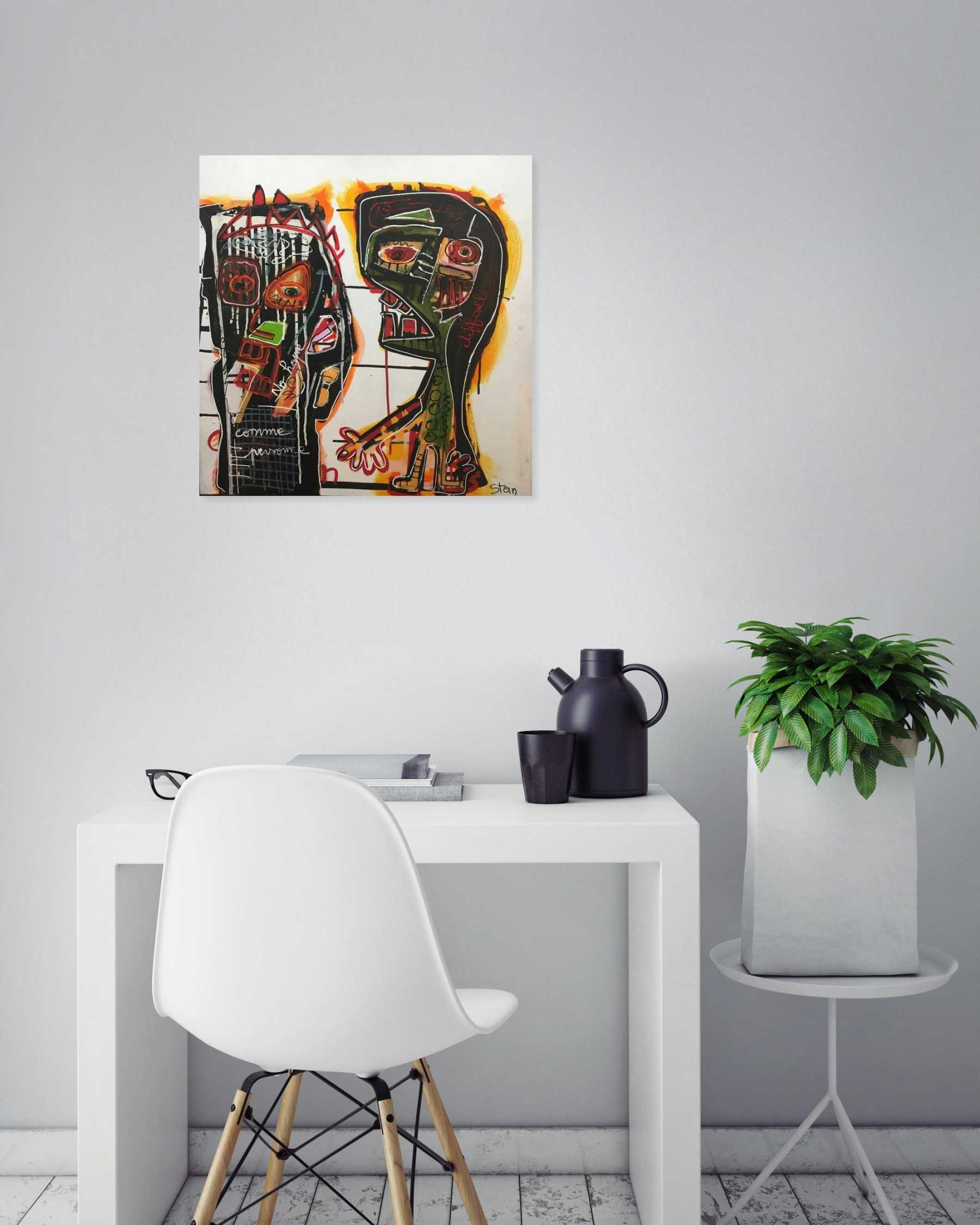 Eric Stein, Comme personne, peinture - Galerie de vente et d’achat d’art contemporain en ligne Artalistic