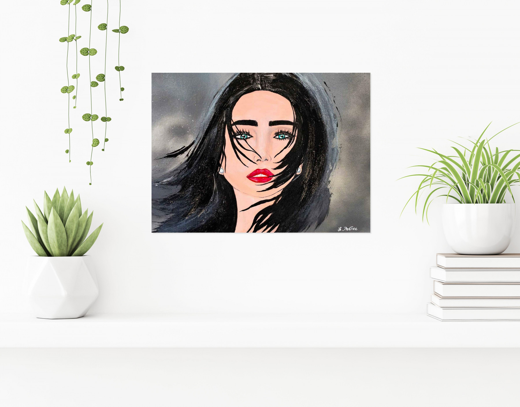 Nicolas Postec, Sandra, peinture - Galerie de vente et d’achat d’art contemporain en ligne Artalistic