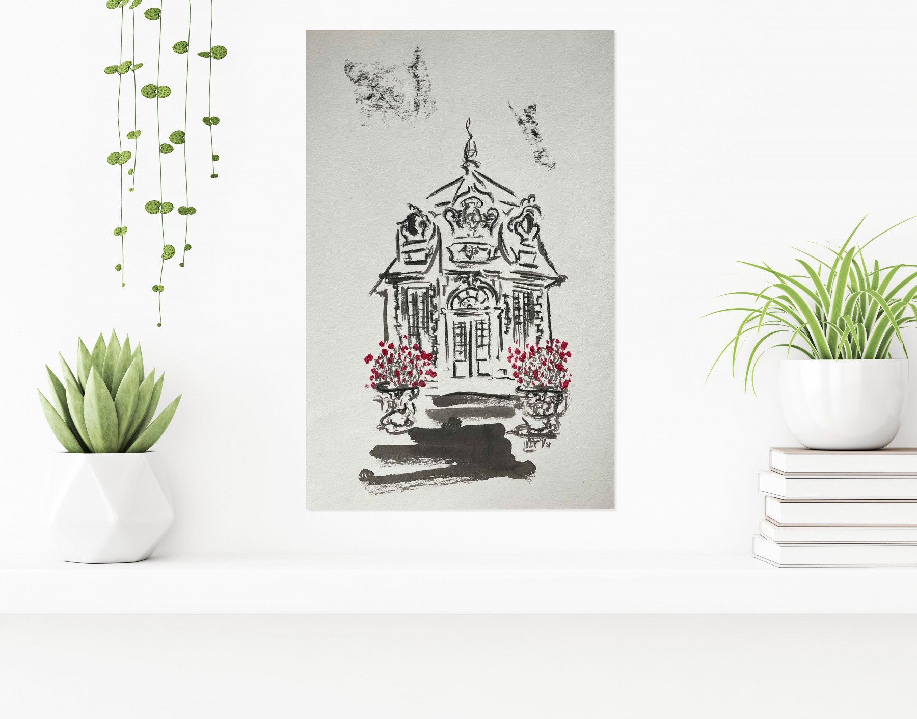 Jean-Luc Céléreau de Clerc, Gloriette, dessin - Galerie de vente et d’achat d’art contemporain en ligne Artalistic