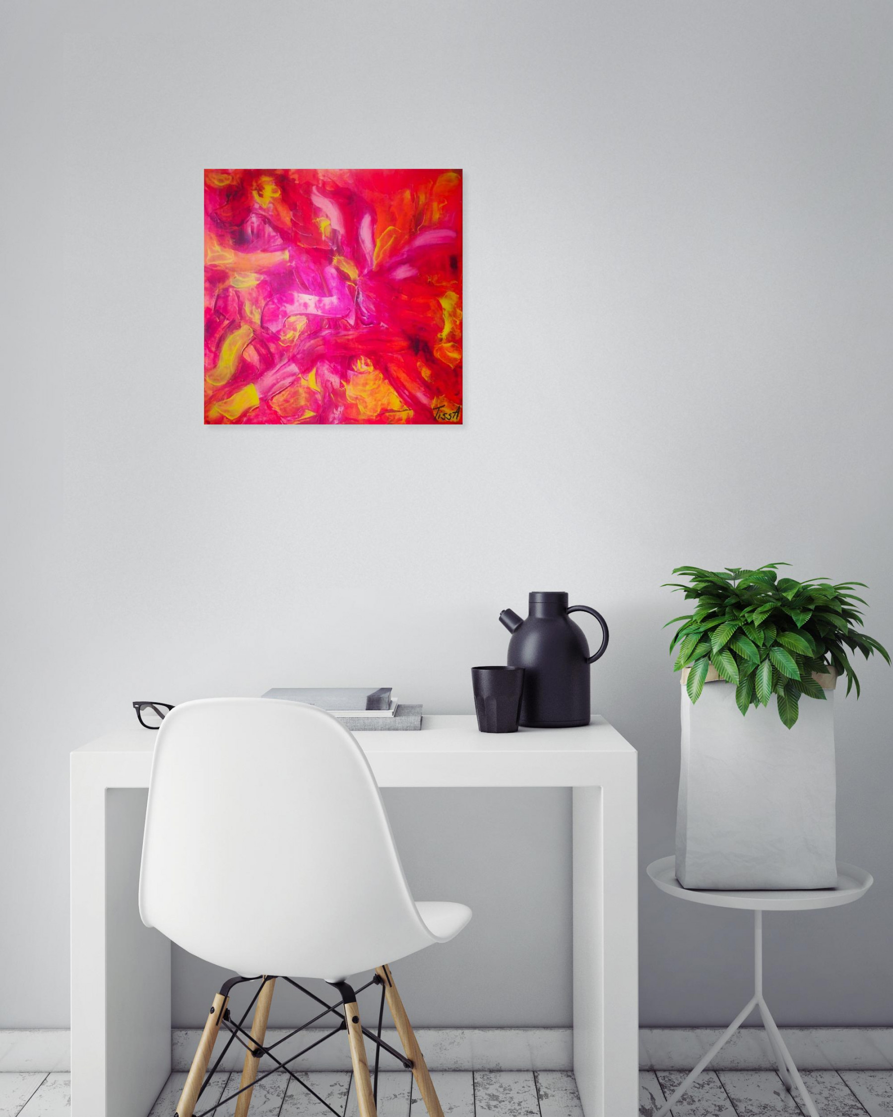 Tissa, hunting, peinture - Galerie de vente et d’achat d’art contemporain en ligne Artalistic