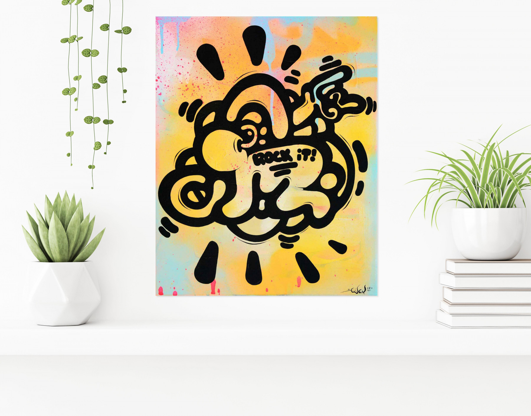 Ewen Gur, The radiant, peinture - Galerie de vente et d’achat d’art contemporain en ligne Artalistic