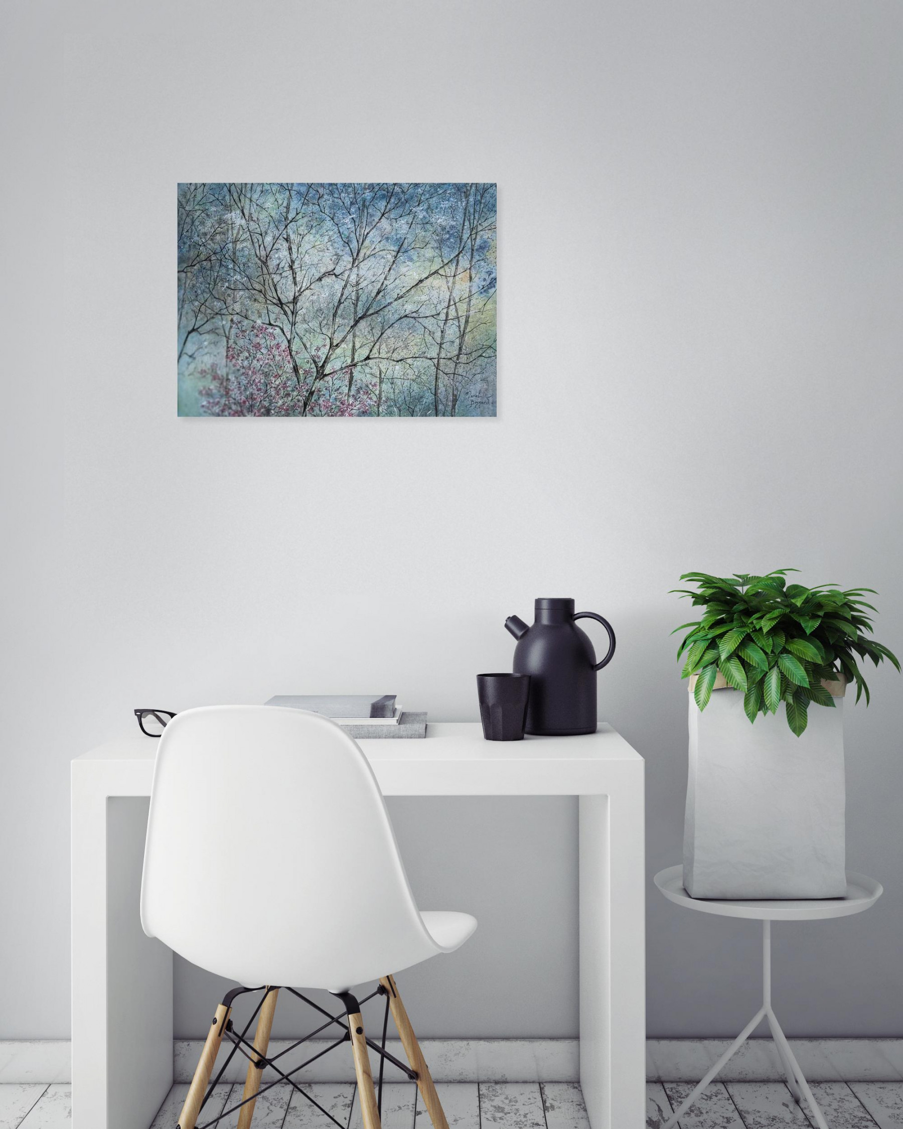 Muriel Besnard, effusion printanière, peinture - Galerie de vente et d’achat d’art contemporain en ligne Artalistic