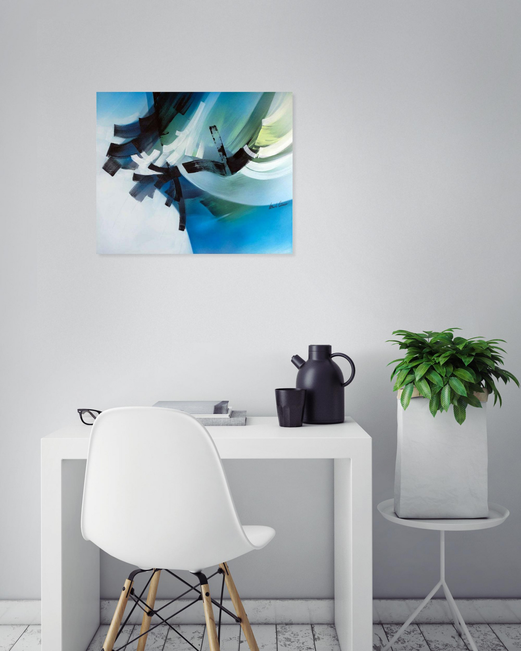 Tenurb-Geneau, Composition 865, peinture - Galerie de vente et d’achat d’art contemporain en ligne Artalistic