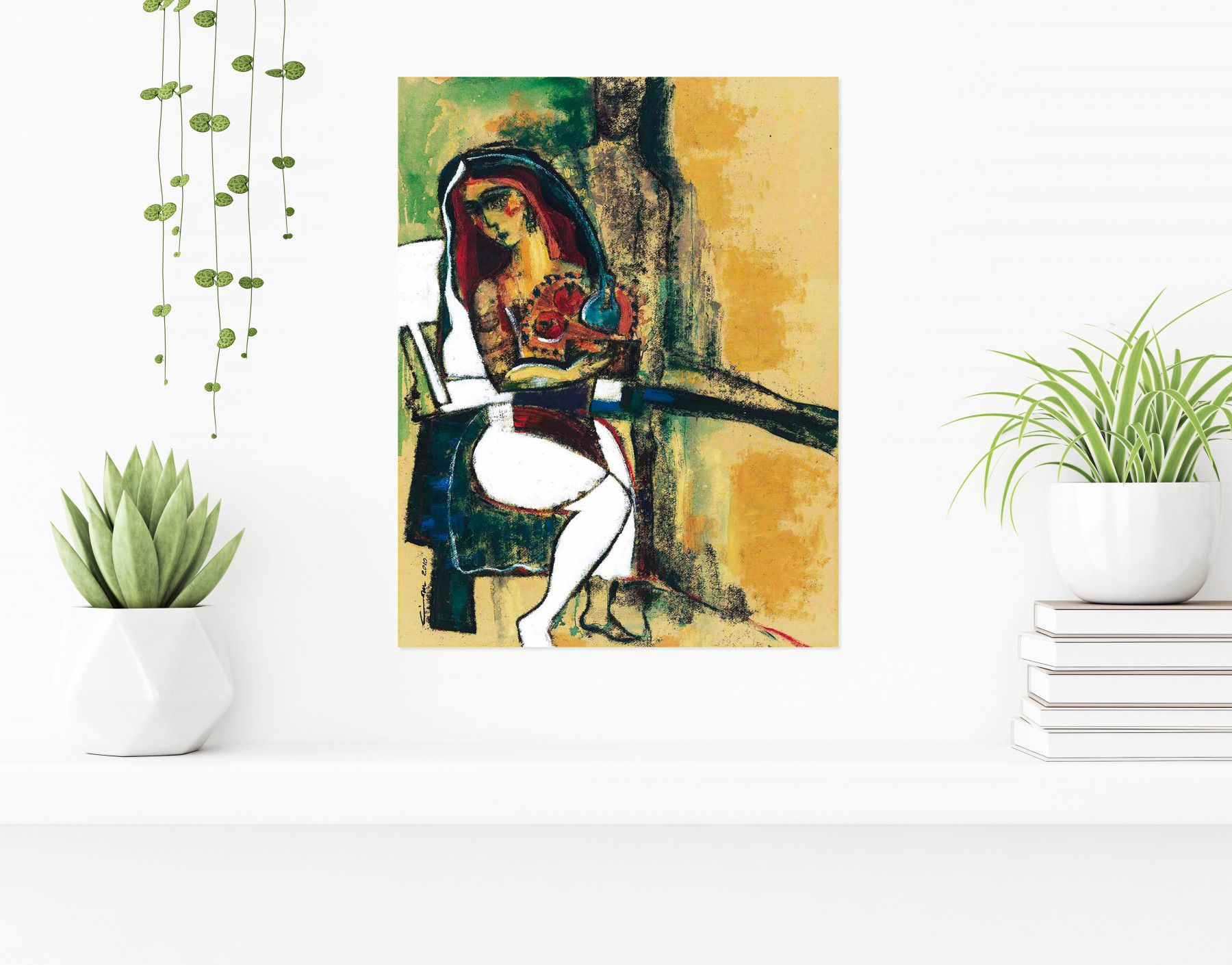 Laven Chegeni, Femme#2, peinture - Galerie de vente et d’achat d’art contemporain en ligne Artalistic