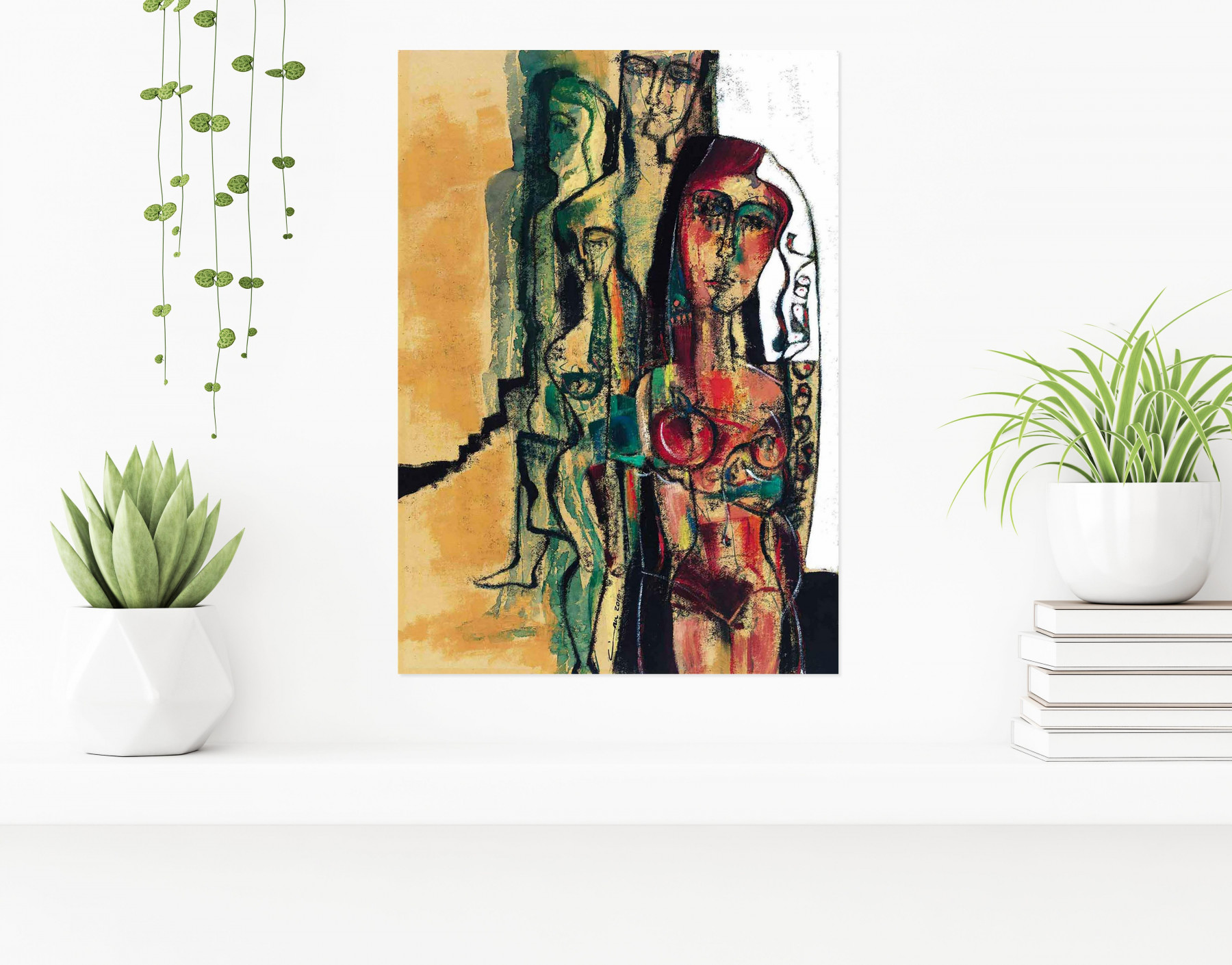 Laven Chegeni, Femme#3, peinture - Galerie de vente et d’achat d’art contemporain en ligne Artalistic