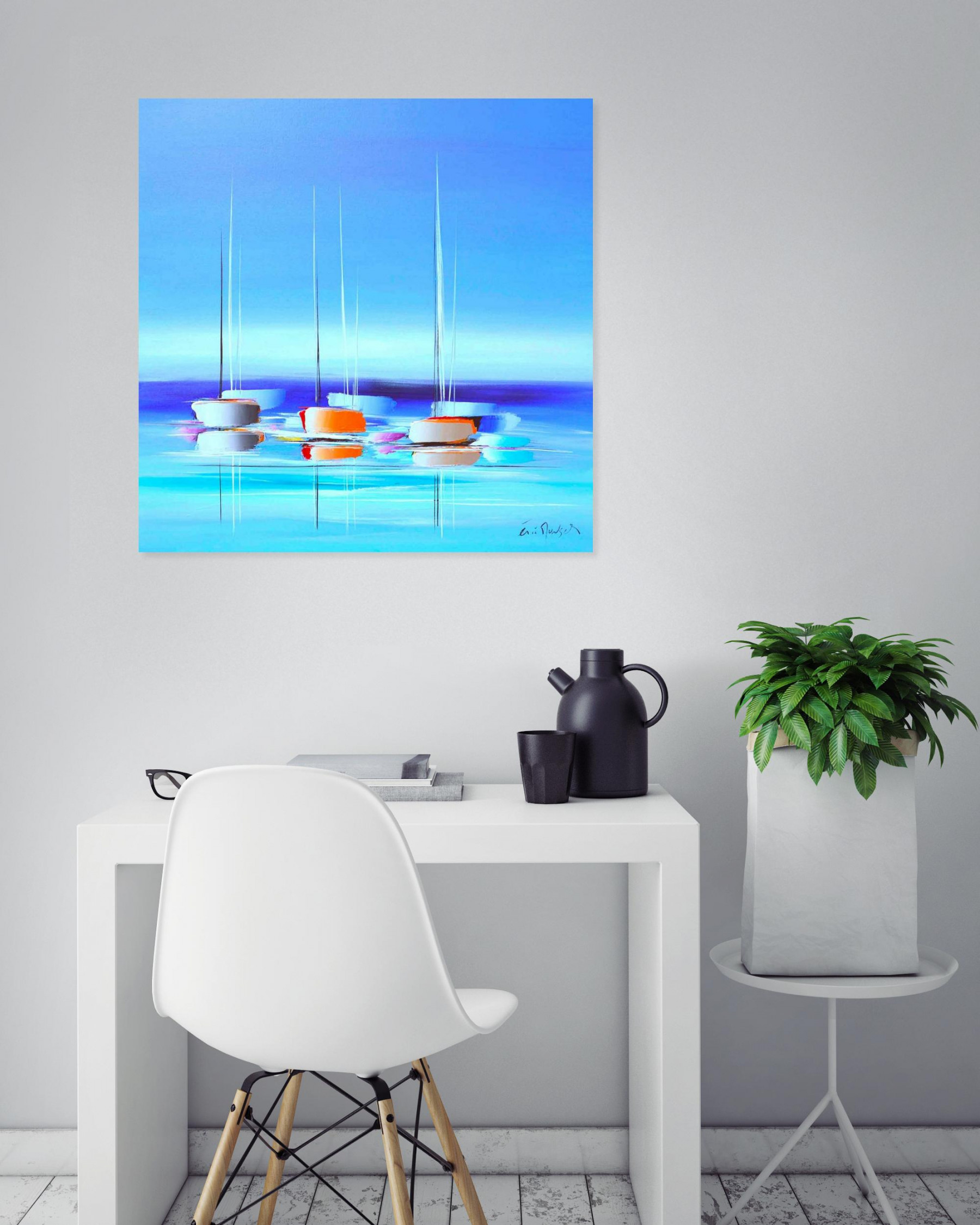 Eric Munsch, Voyage en outre mer, peinture - Galerie de vente et d’achat d’art contemporain en ligne Artalistic