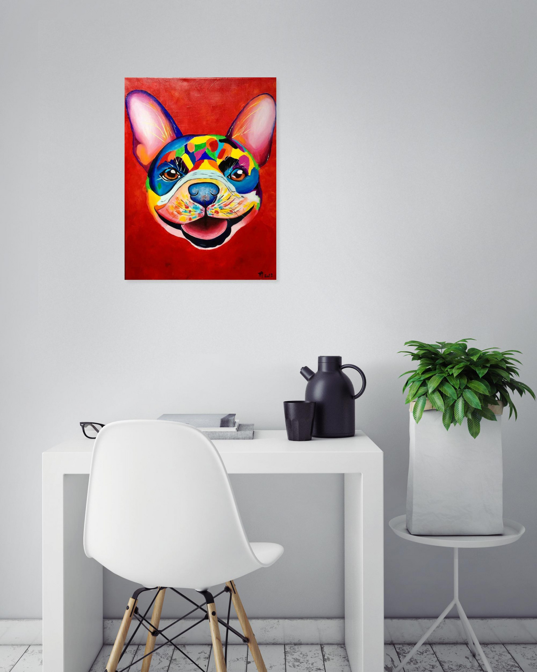 Françoise Augustine, Olaf, peinture - Galerie de vente et d’achat d’art contemporain en ligne Artalistic
