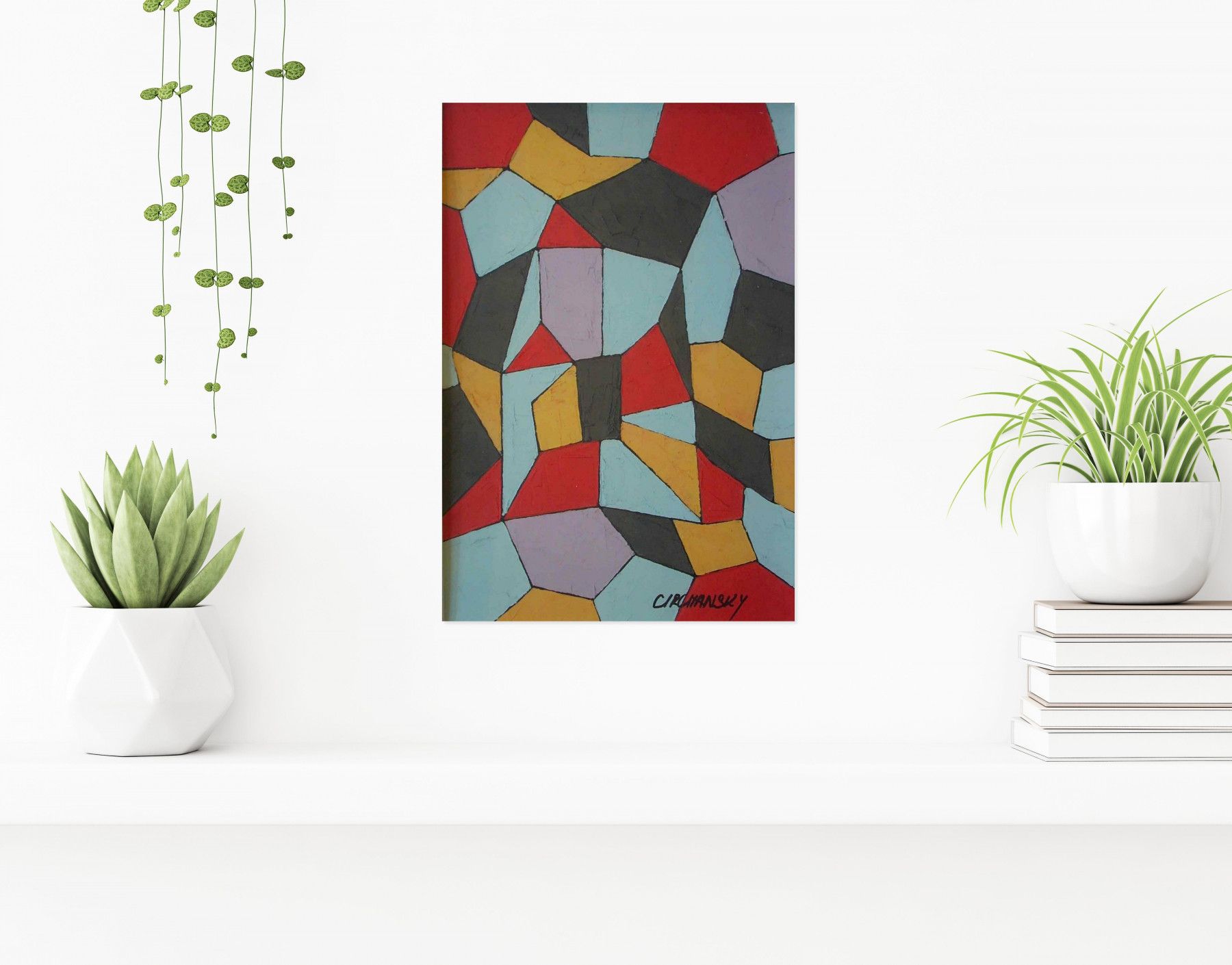 Joel Circhansky, série perceptions et formes, peinture - Galerie de vente et d’achat d’art contemporain en ligne Artalistic