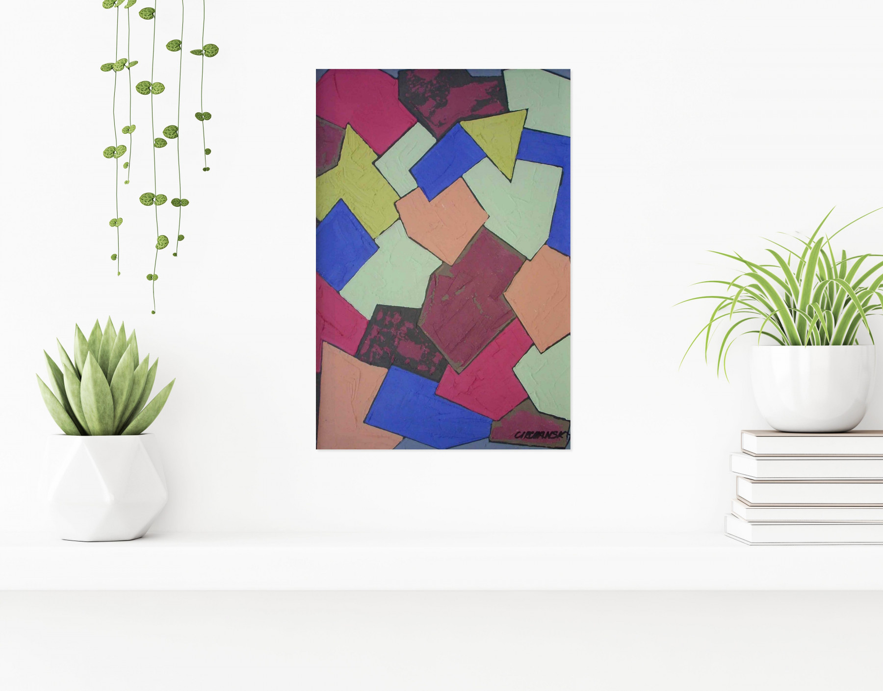 Joel Circhansky, série perceptions et formes, peinture - Galerie de vente et d’achat d’art contemporain en ligne Artalistic