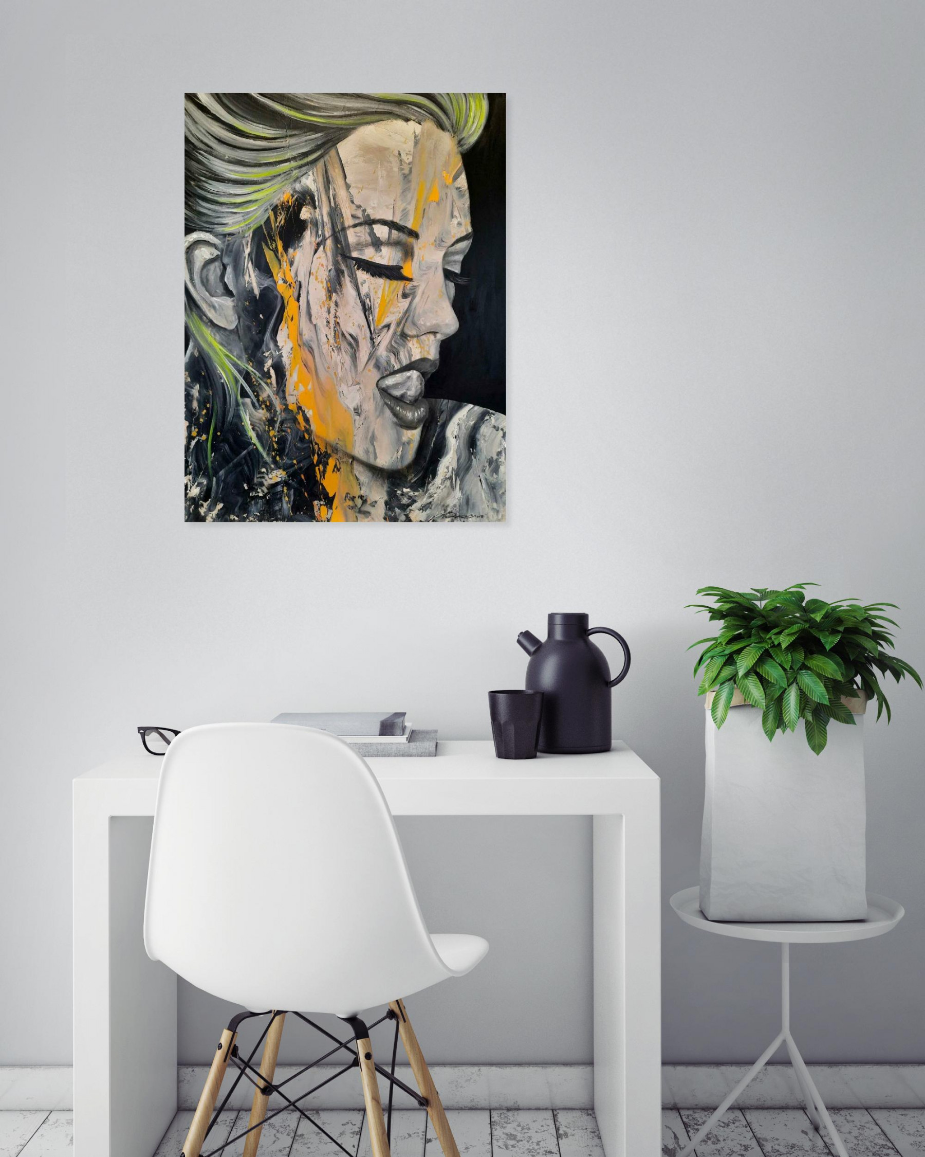 Nicolas Briere, Série beauté sur le monde n°33, peinture - Galerie de vente et d’achat d’art contemporain en ligne Artalistic