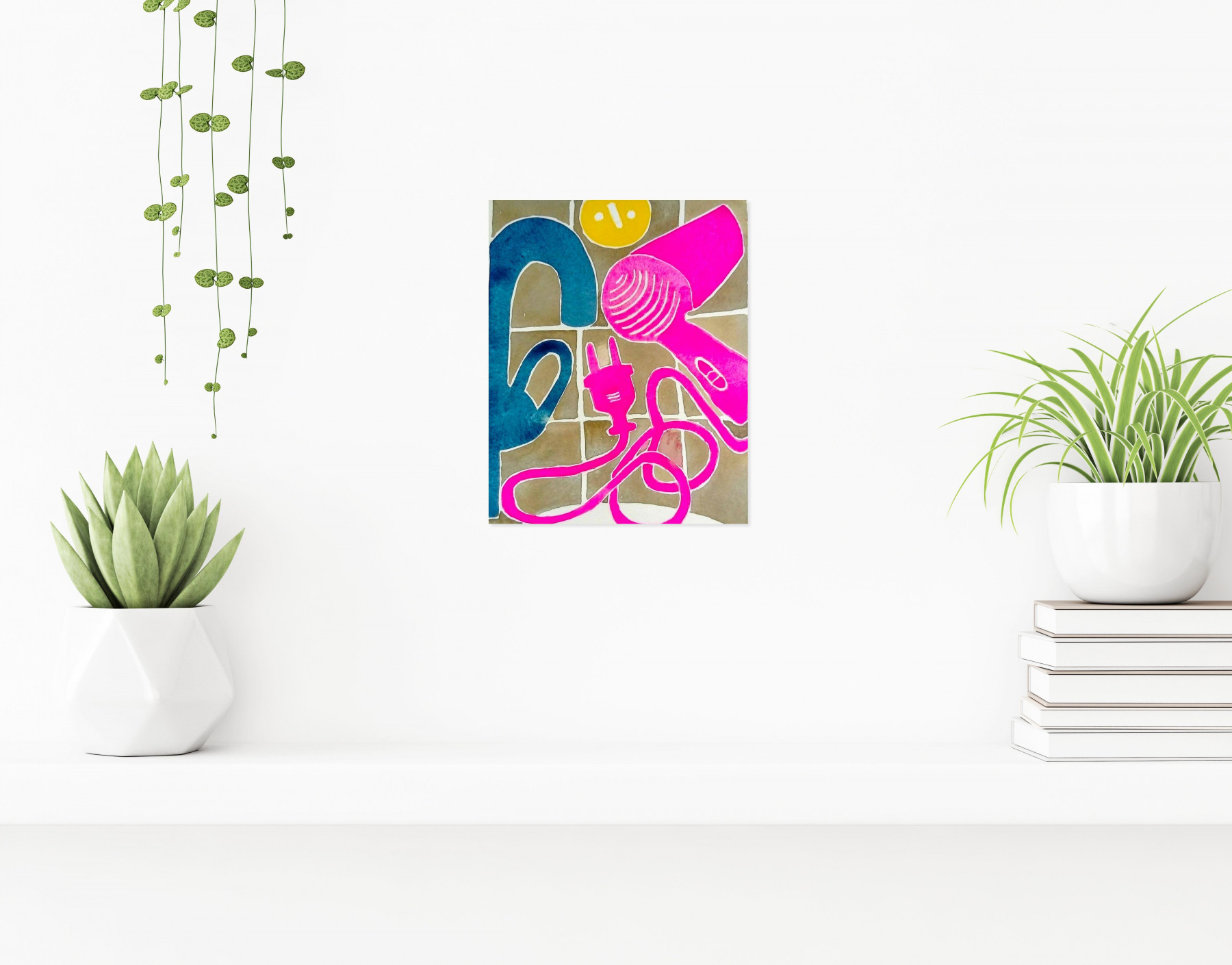 Valérie Crausaz, La prise, peinture - Galerie de vente et d’achat d’art contemporain en ligne Artalistic