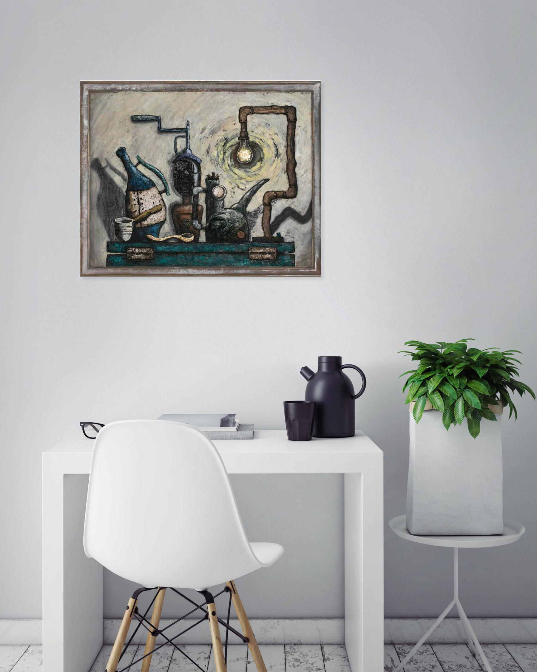 Irina Zolotareva, Nature morte masculine, peinture - Galerie de vente et d’achat d’art contemporain en ligne Artalistic