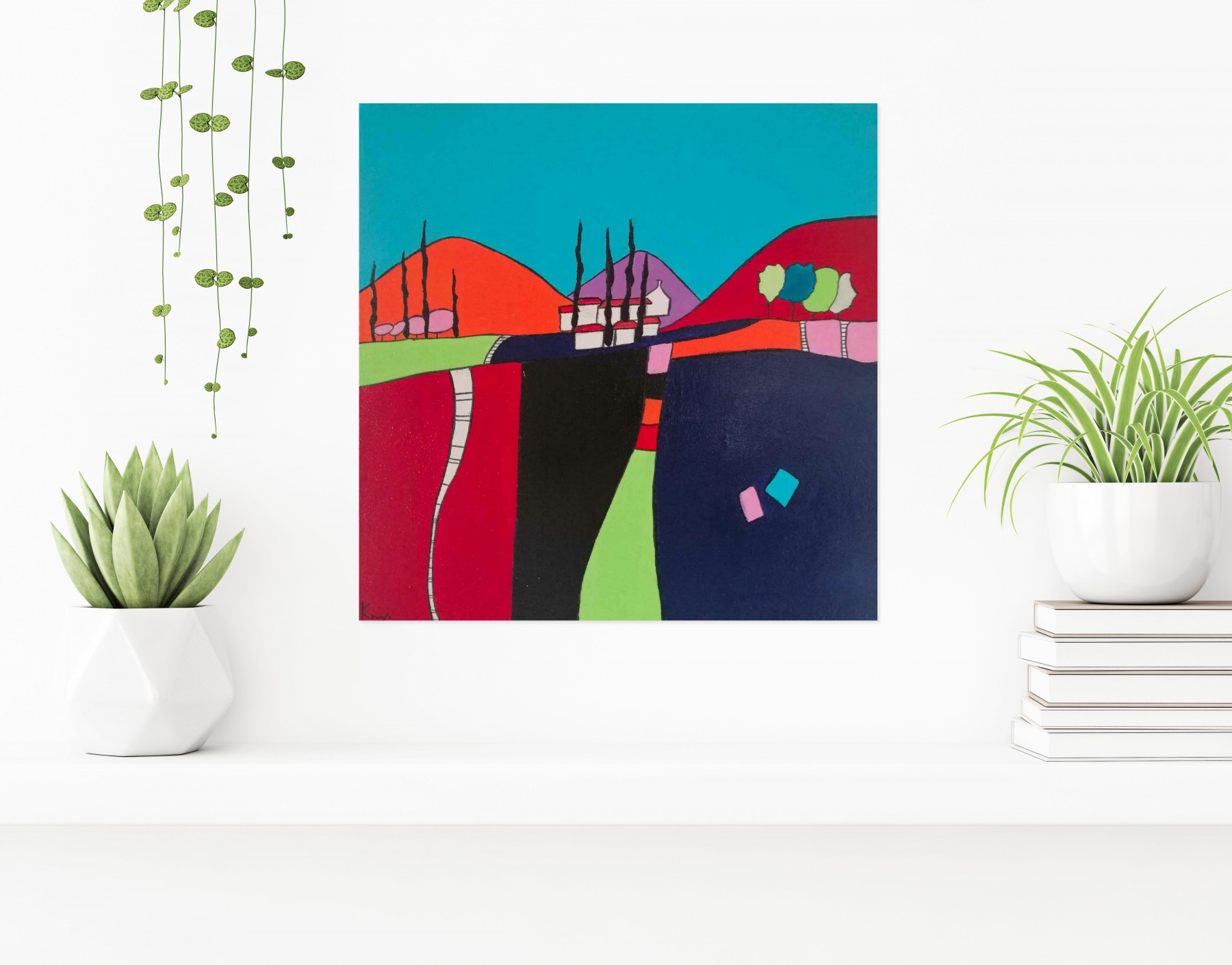 Carole Carpier, 509 miles away, peinture - Galerie de vente et d’achat d’art contemporain en ligne Artalistic