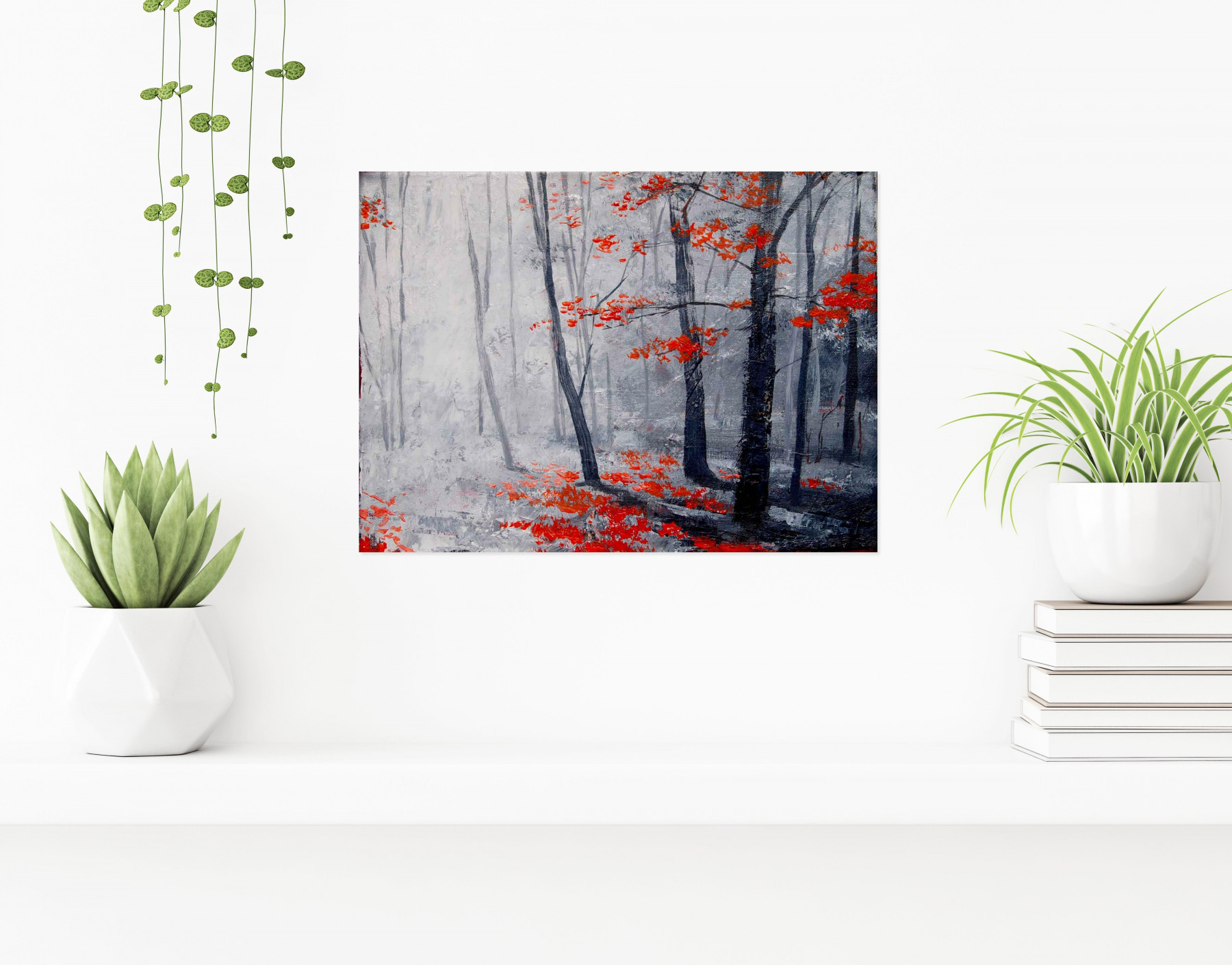 Yan Vita, Forêt, peinture - Galerie de vente et d’achat d’art contemporain en ligne Artalistic