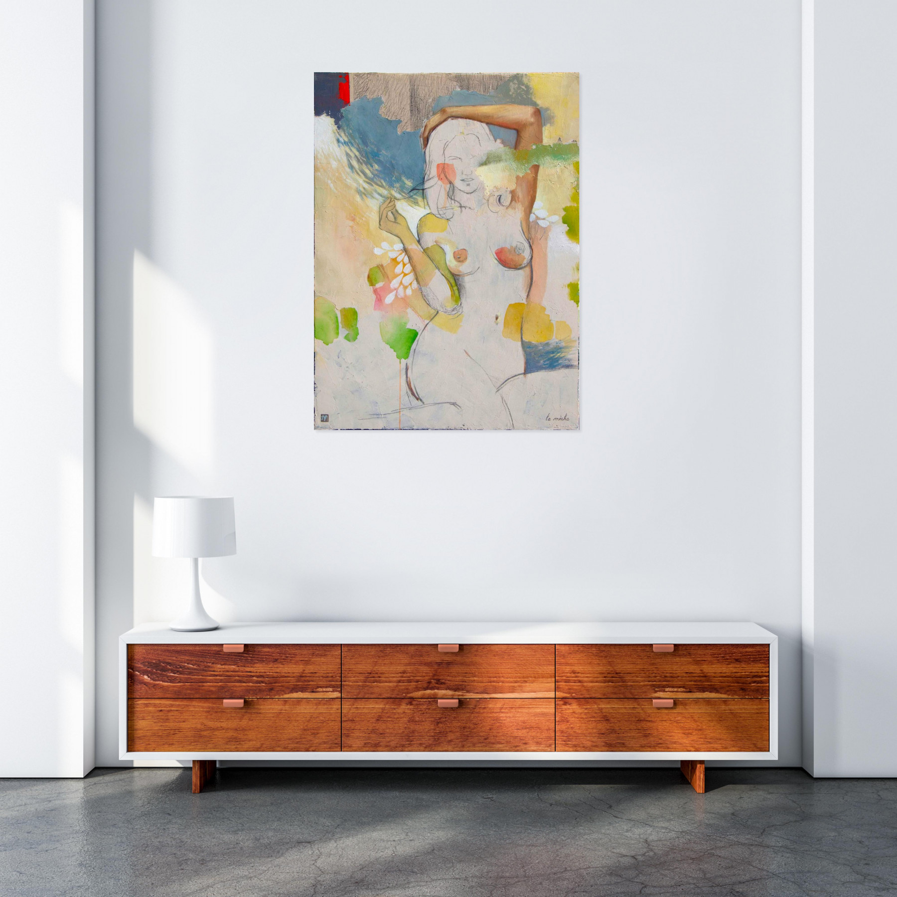 Yan Vita, La mèche, peinture - Galerie de vente et d’achat d’art contemporain en ligne Artalistic