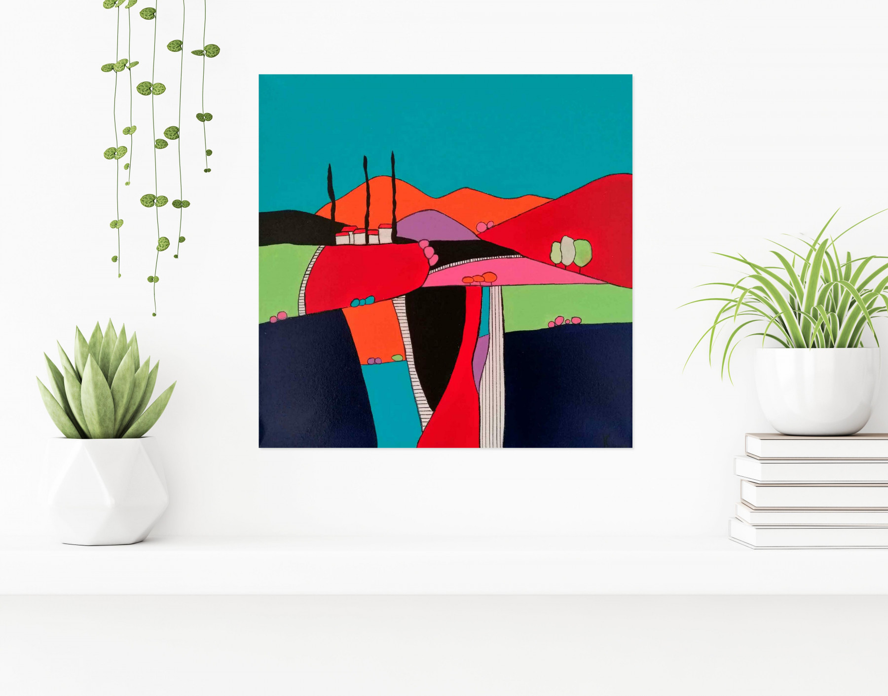 Carole Carpier, country folk, peinture - Galerie de vente et d’achat d’art contemporain en ligne Artalistic