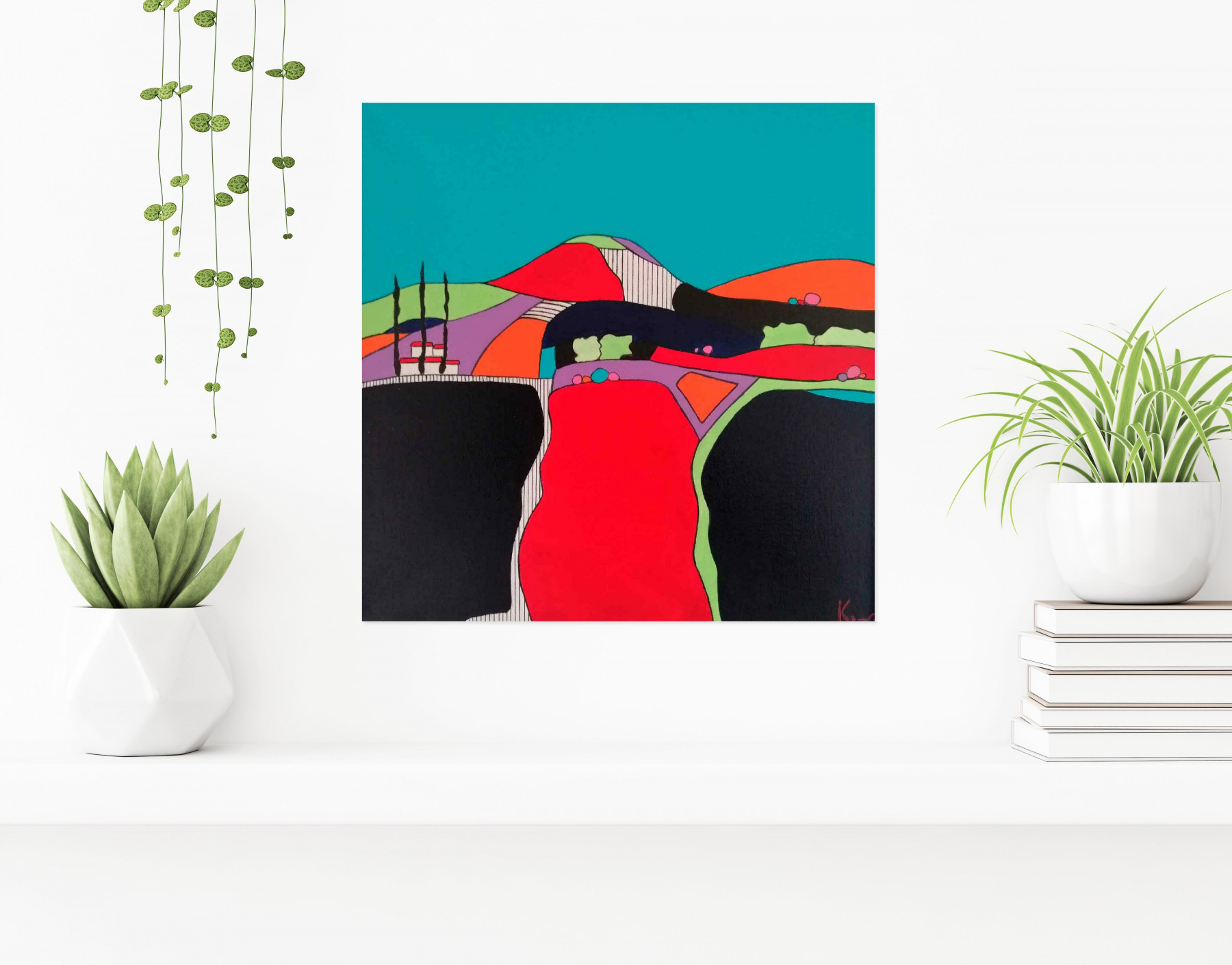 Carole Carpier, landscape, peinture - Galerie de vente et d’achat d’art contemporain en ligne Artalistic