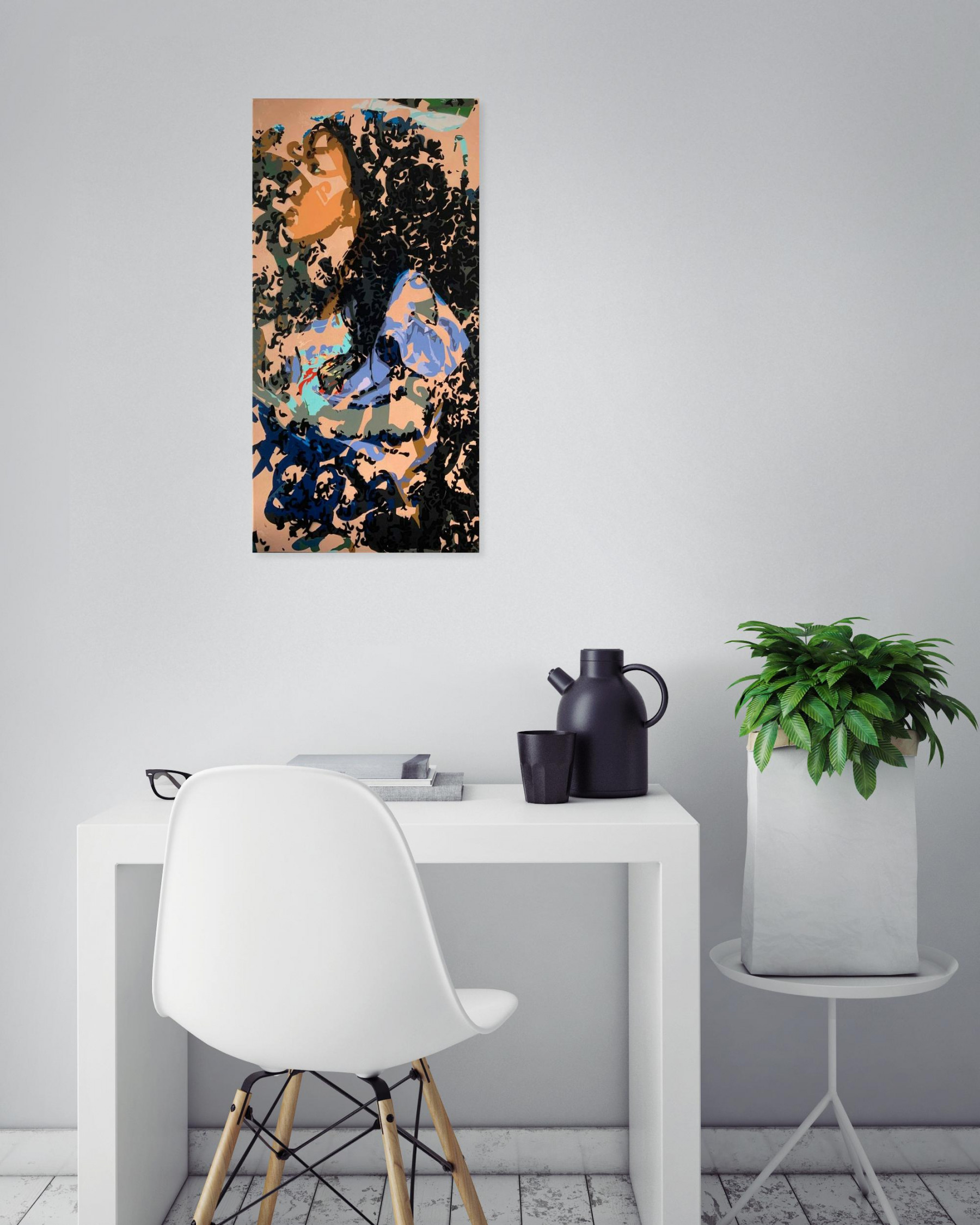 Lucie Lith, Au loin, peinture - Galerie de vente et d’achat d’art contemporain en ligne Artalistic