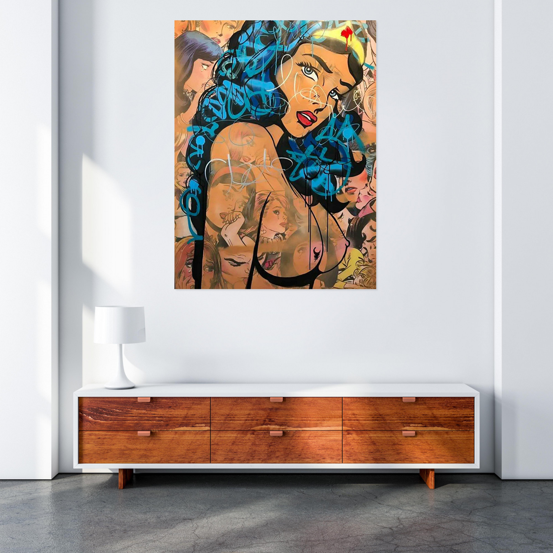 Dillon Boy, Dillon Boy vs Roy, peinture - Galerie de vente et d’achat d’art contemporain en ligne Artalistic