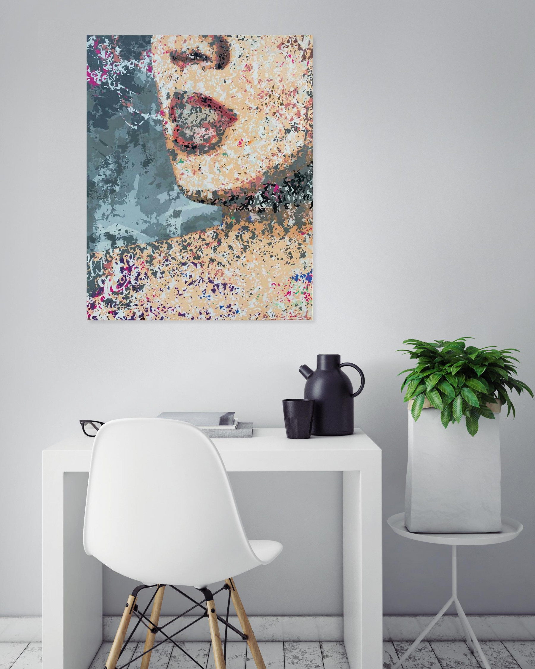 Lucie Lith, Smoky, peinture - Galerie de vente et d’achat d’art contemporain en ligne Artalistic
