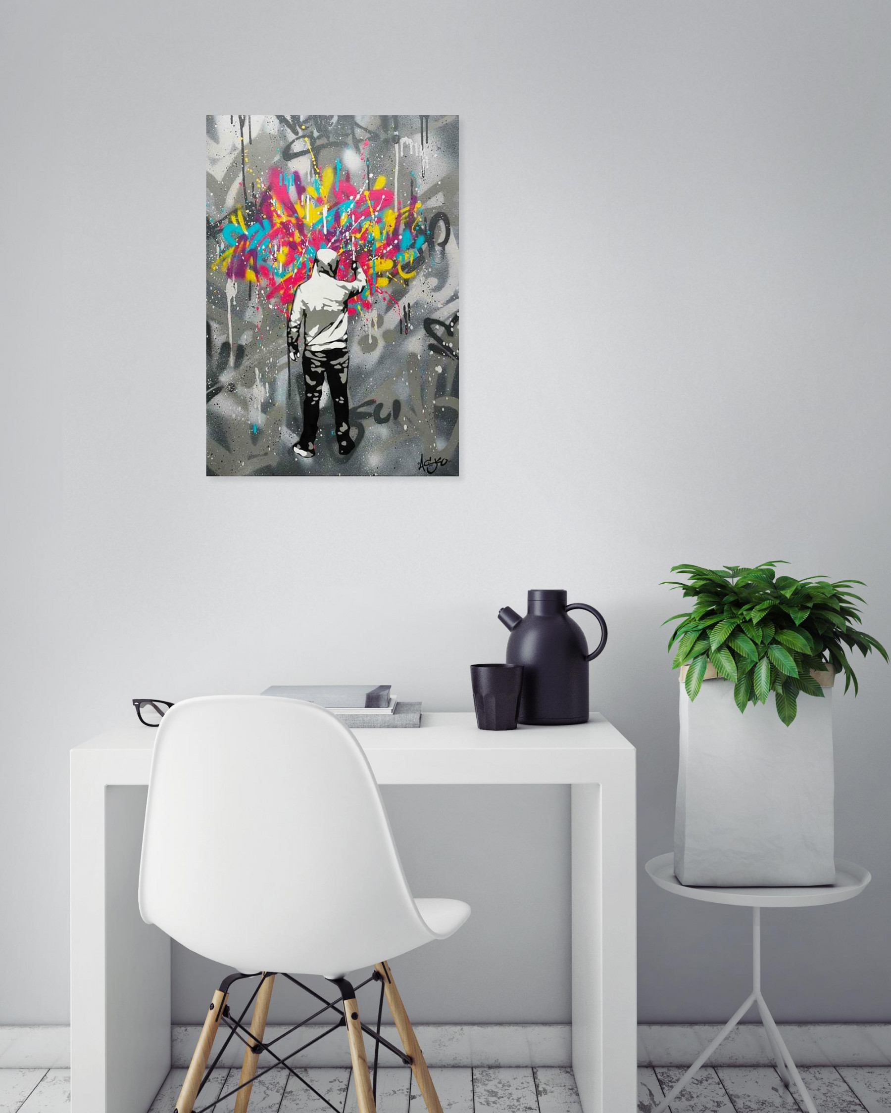 Asko, Never stop creating, painting - Artalistic online contemporary art buying and selling gallery