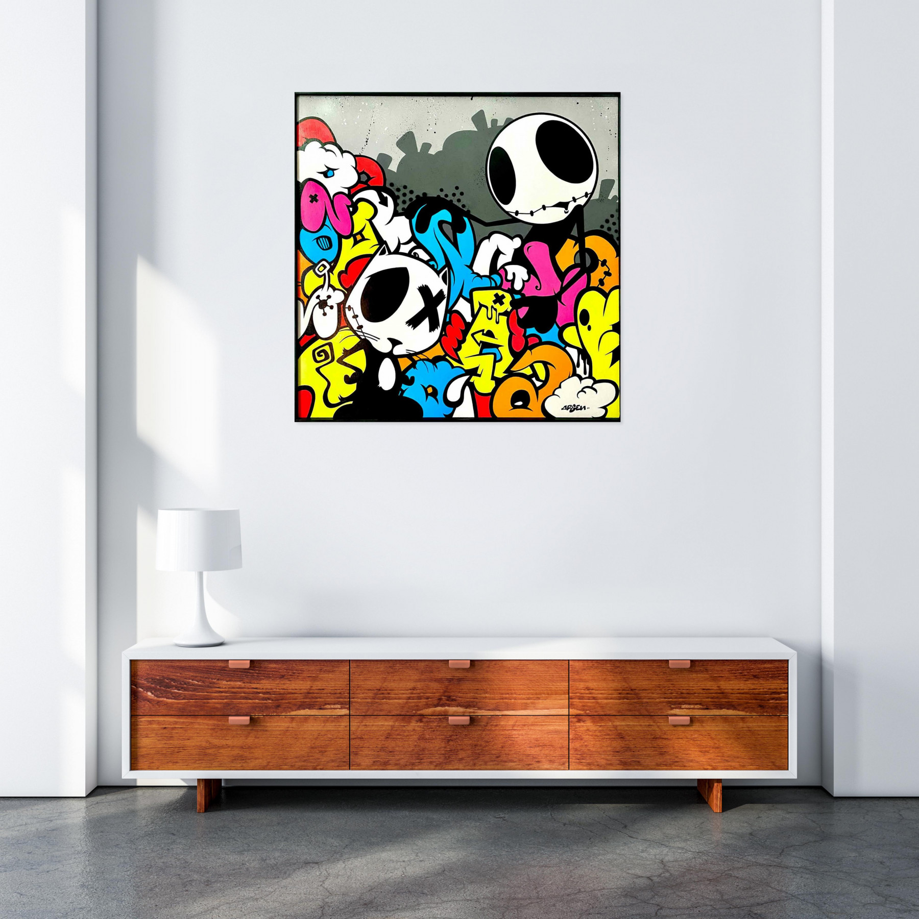 Arsen, typograffik, peinture - Galerie de vente et d’achat d’art contemporain en ligne Artalistic