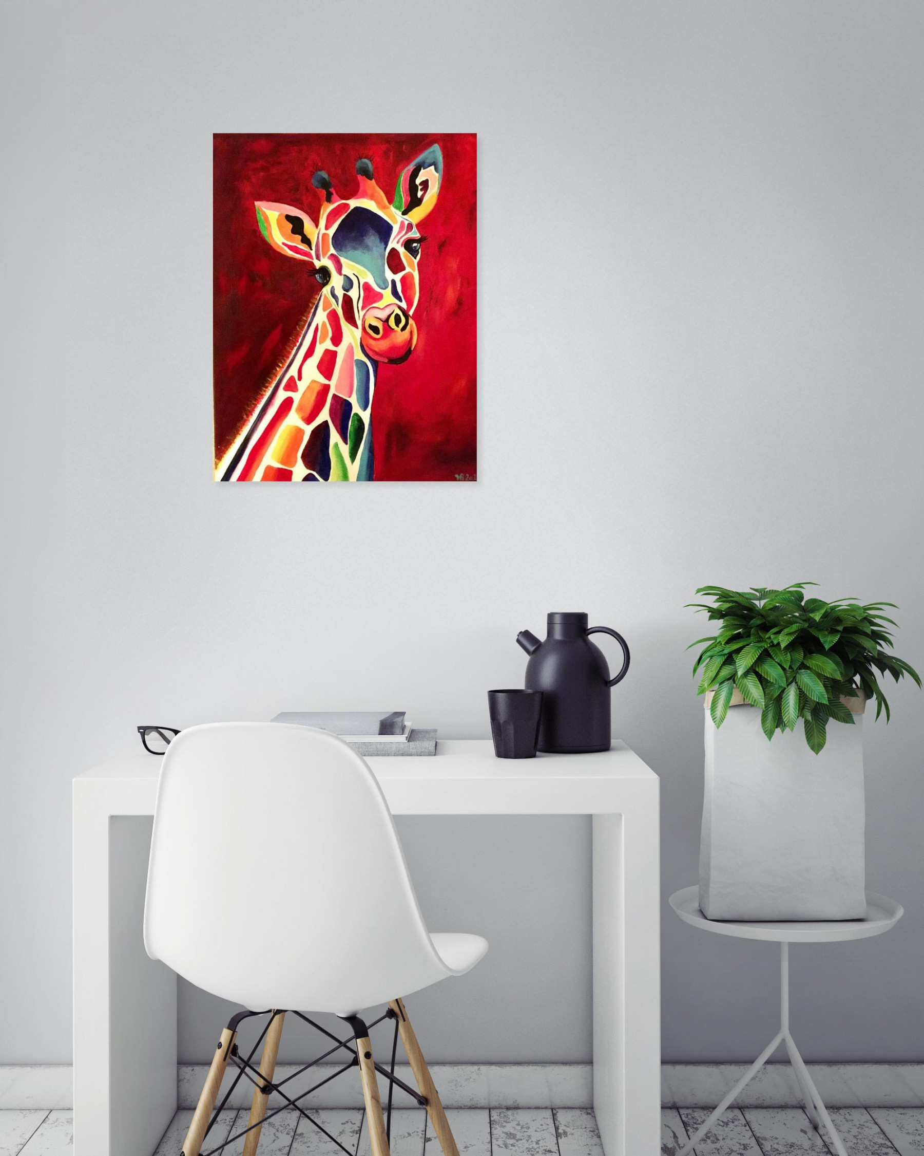 Françoise Augustine, Zafara, peinture - Galerie de vente et d’achat d’art contemporain en ligne Artalistic