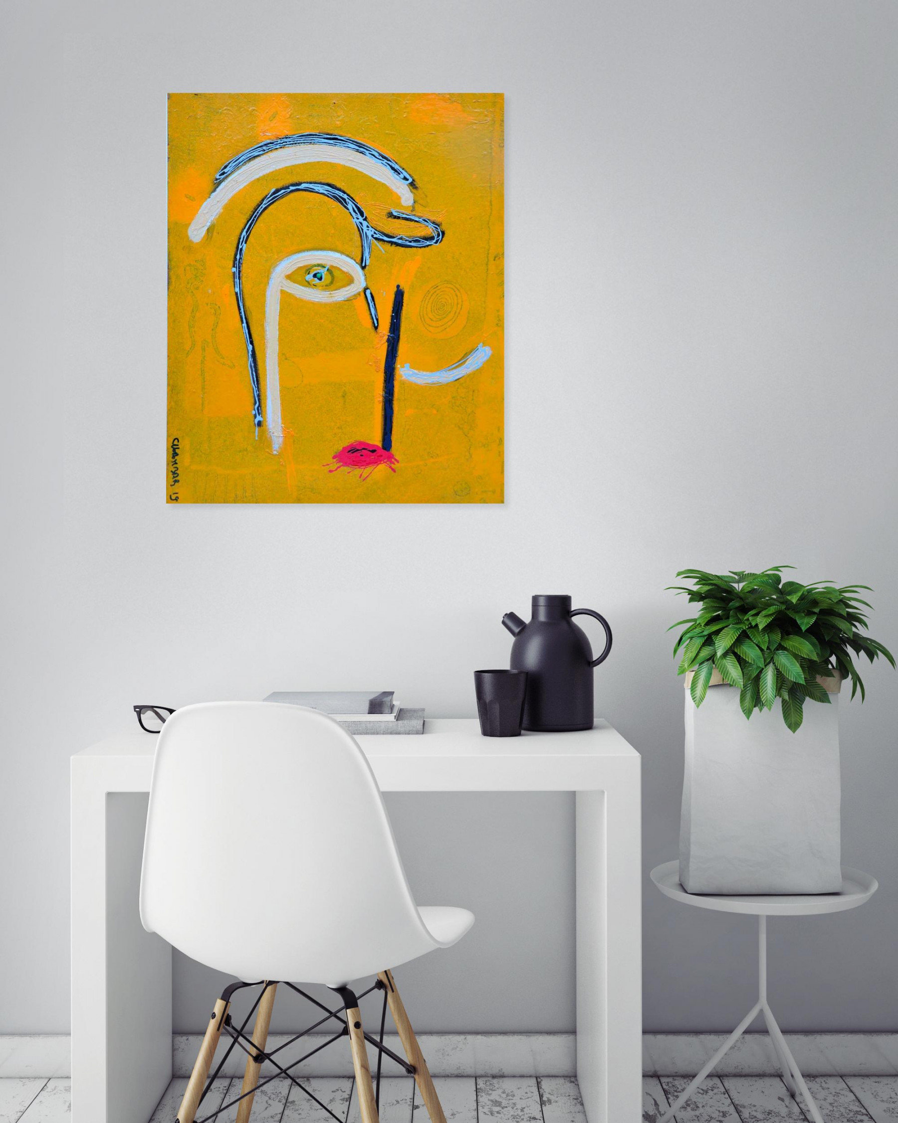 Chambriard, Berbere, peinture - Galerie de vente et d’achat d’art contemporain en ligne Artalistic