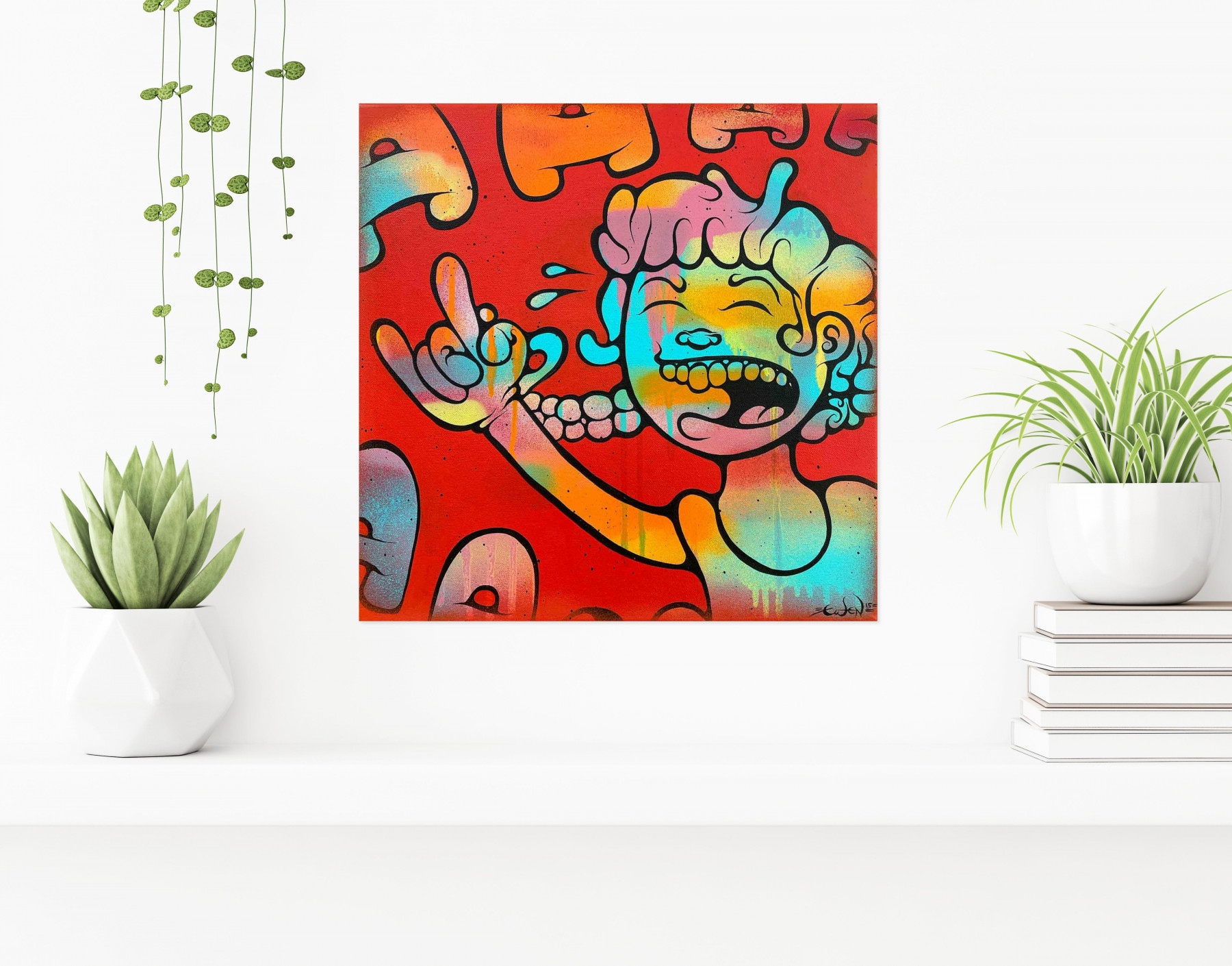 Ewen Gur, Let it all out, peinture - Galerie de vente et d’achat d’art contemporain en ligne Artalistic