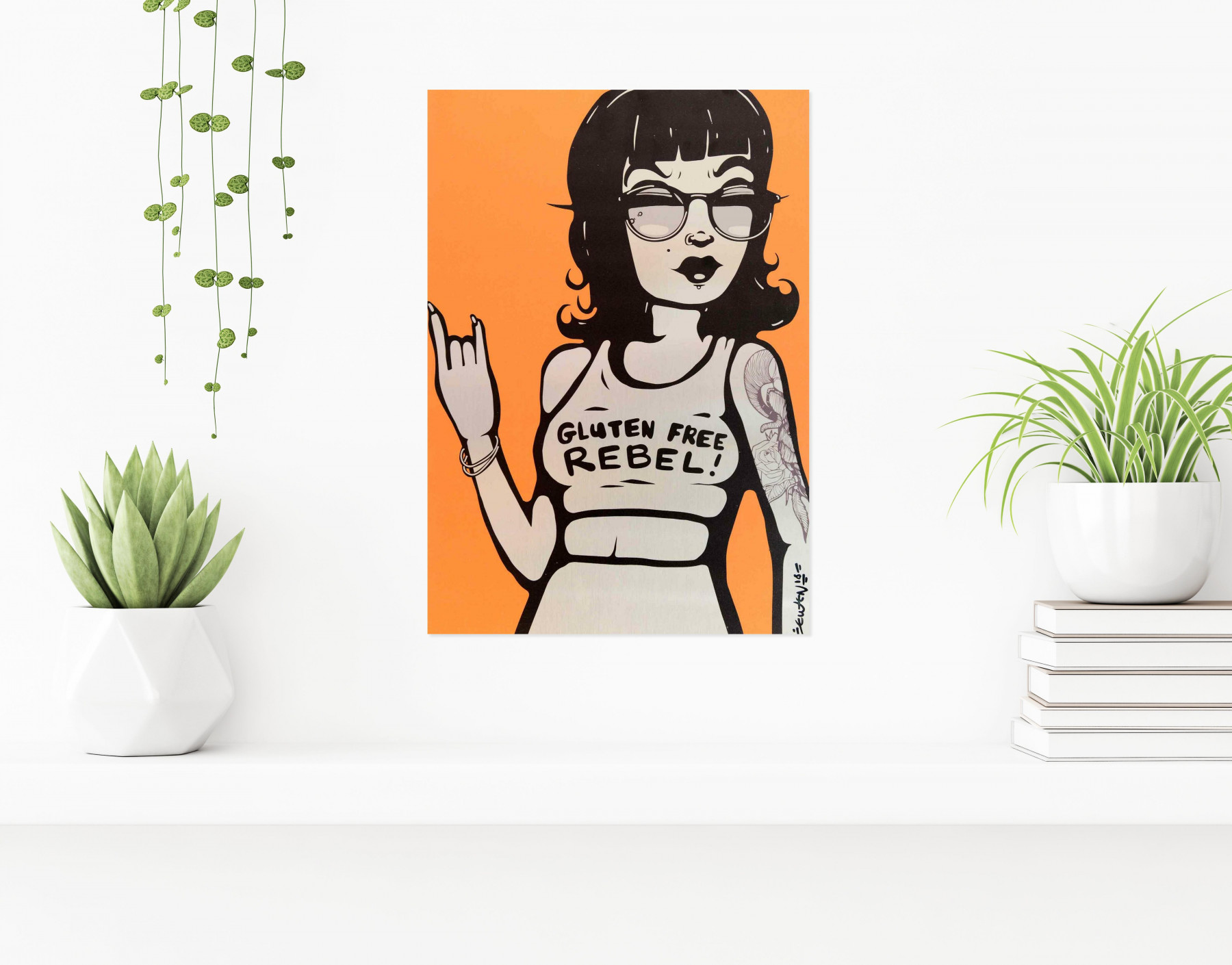 Ewen Gur, Gluten free rebel, peinture - Galerie de vente et d’achat d’art contemporain en ligne Artalistic