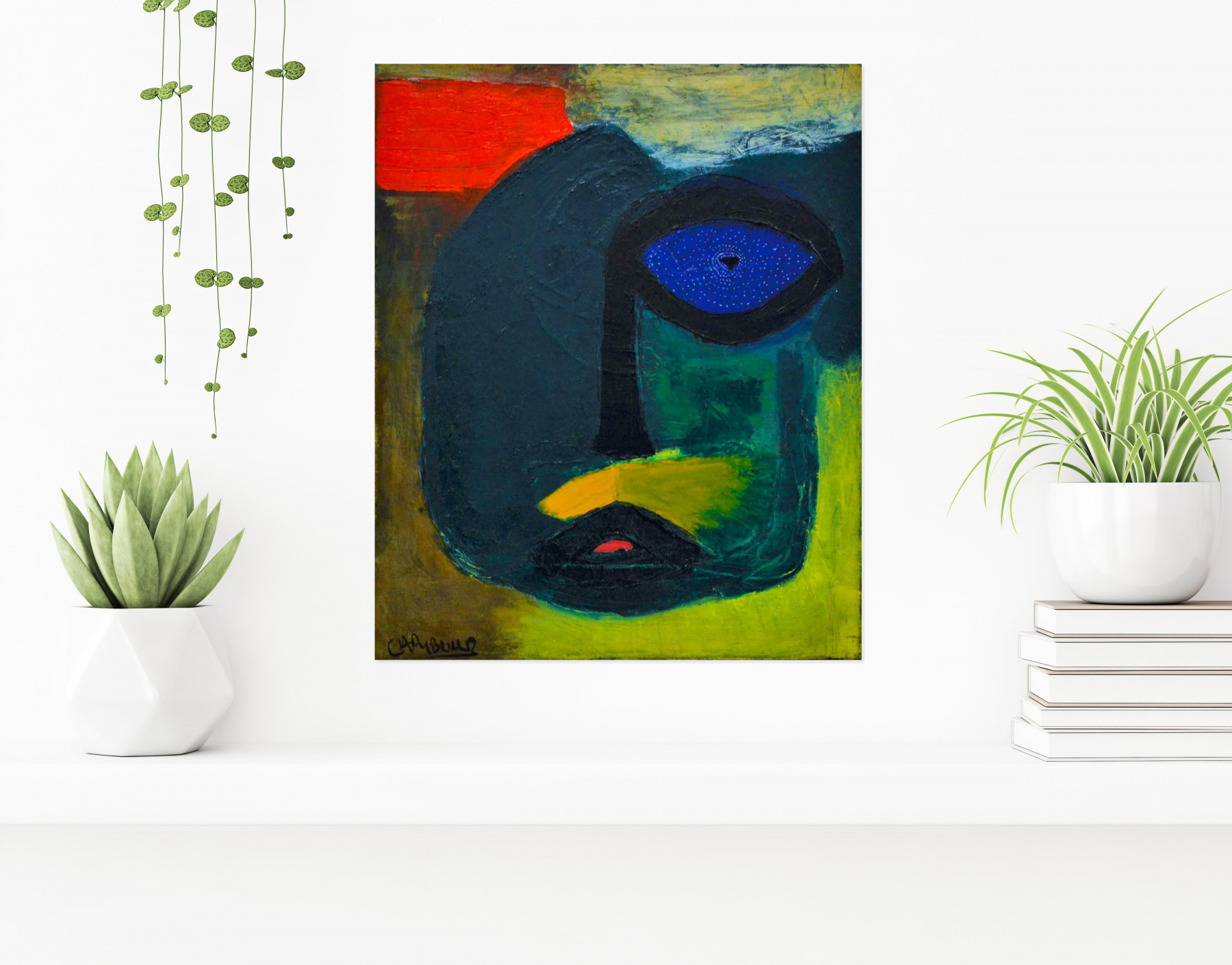 Chambriard, l'africain, peinture - Galerie de vente et d’achat d’art contemporain en ligne Artalistic