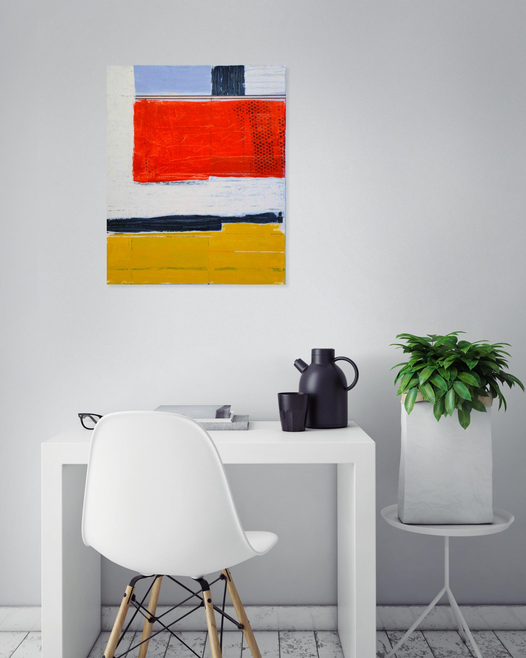 Chambriard, cabanon de la plage, peinture - Galerie de vente et d’achat d’art contemporain en ligne Artalistic
