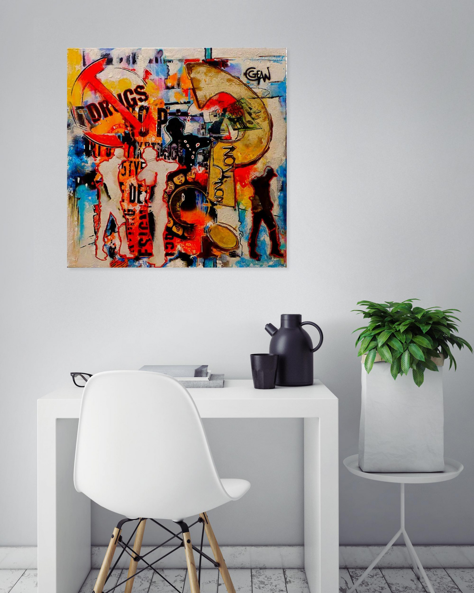 Claude Géan, dealers, peinture - Galerie de vente et d’achat d’art contemporain en ligne Artalistic