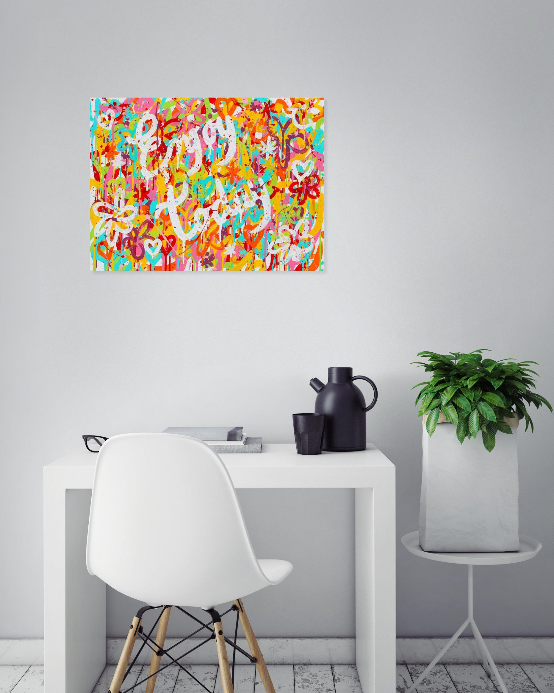 Isabelle Pelletane, Enjoy today, peinture - Galerie de vente et d’achat d’art contemporain en ligne Artalistic