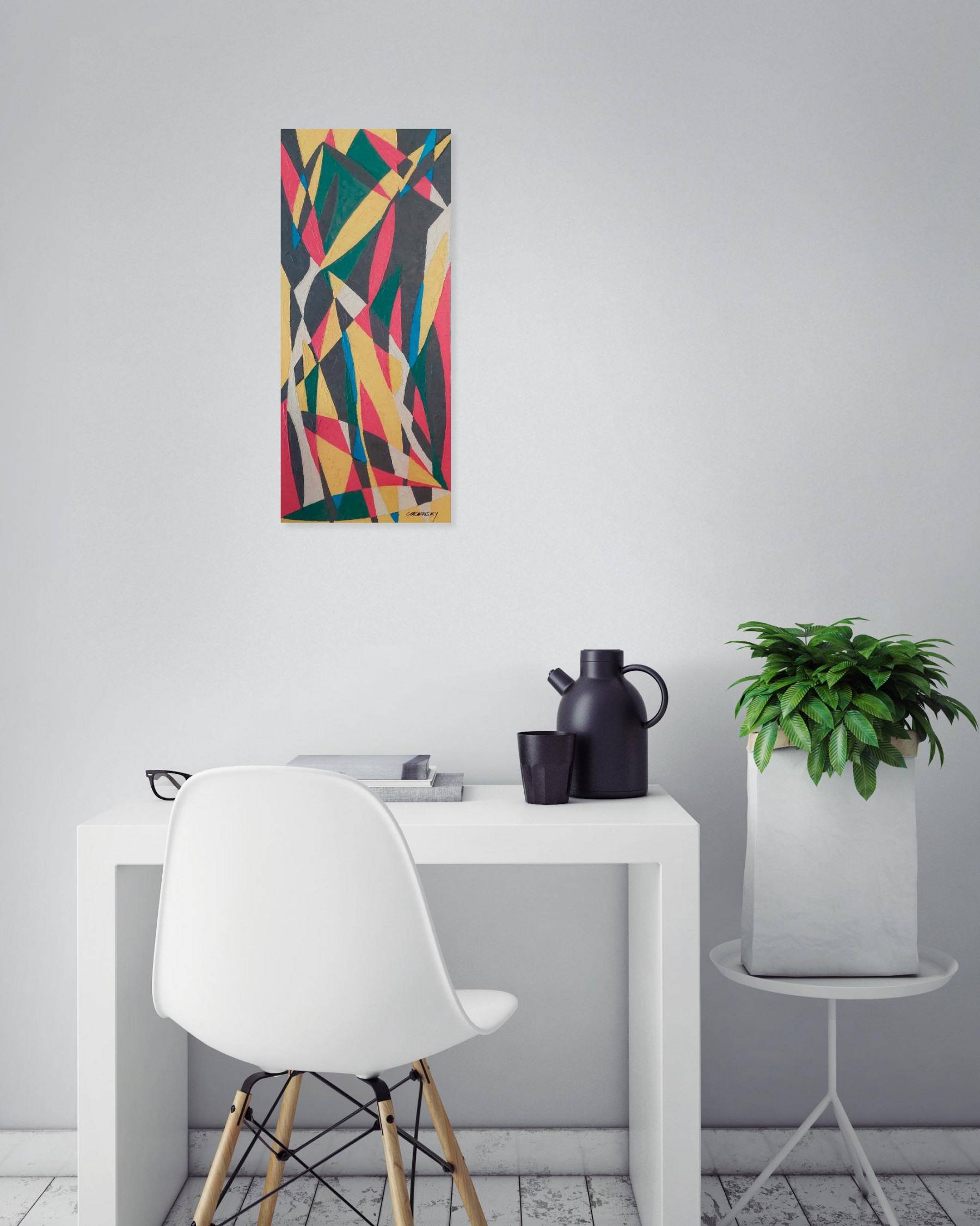 Joël Circhansky, série African, peinture - Galerie de vente et d’achat d’art contemporain en ligne Artalistic