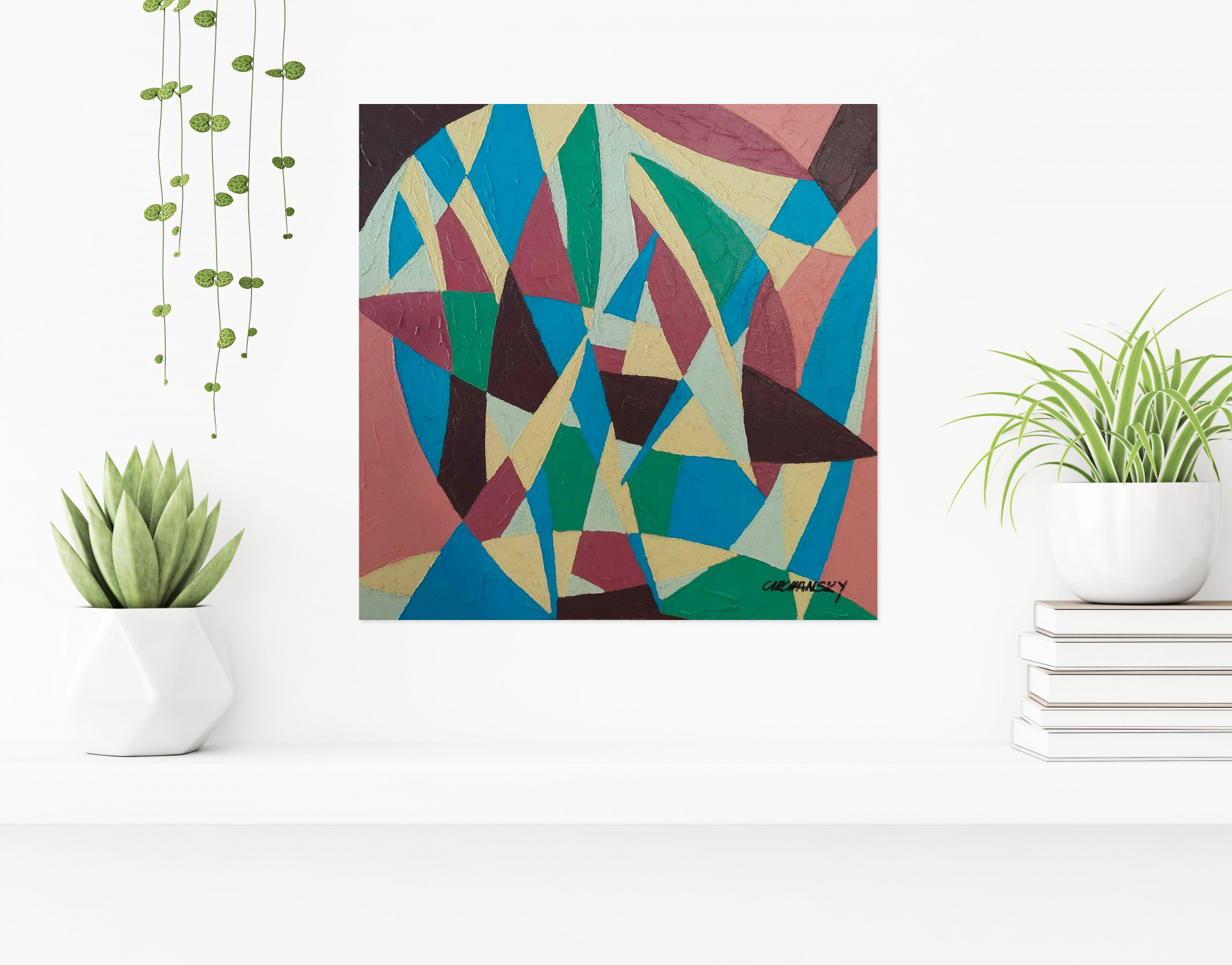 Joël Circhansky, Série African, peinture -  Galerie de vente et d’achat d’art contemporain en ligne Artalistic