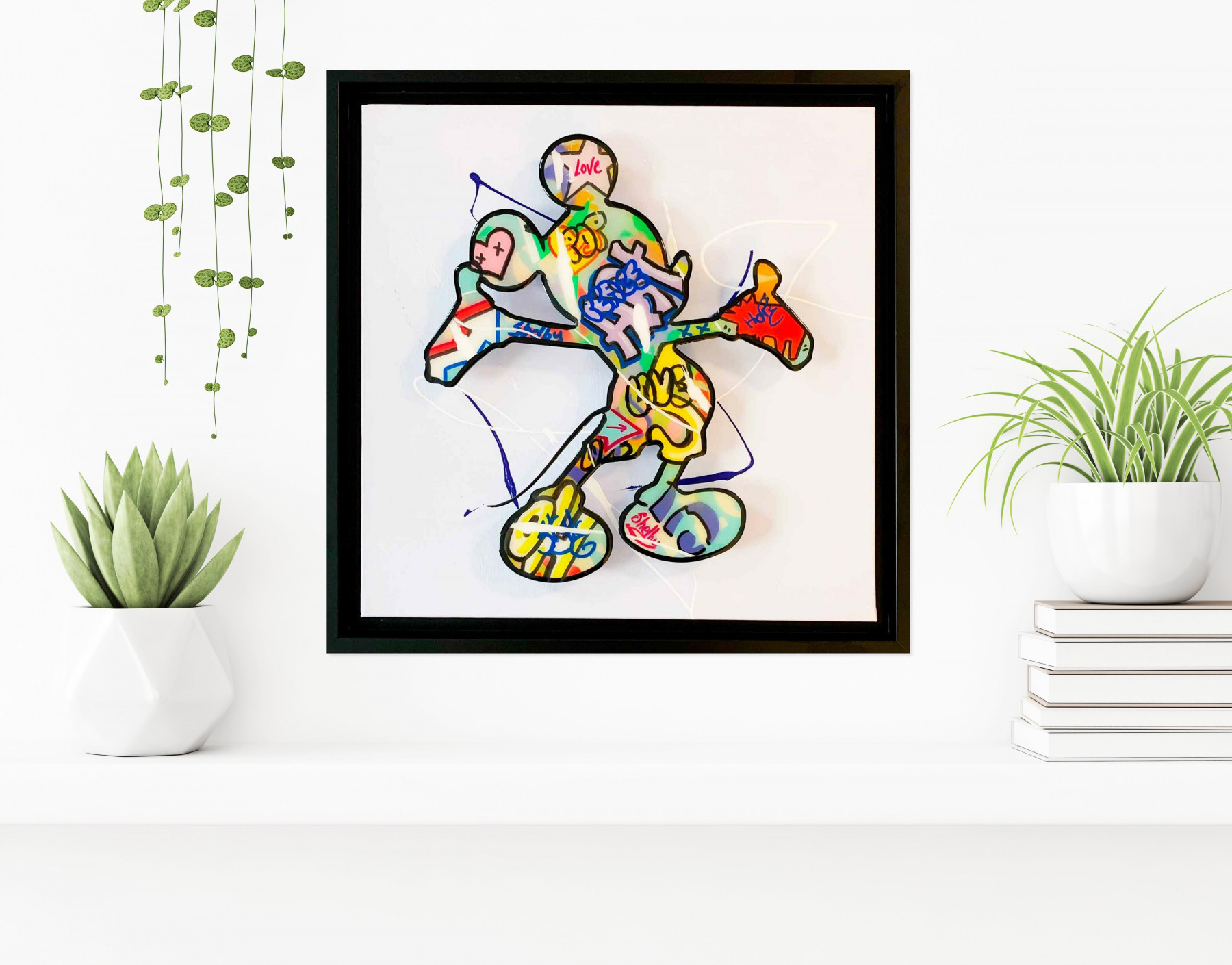 Shelby, Mickey street, peinture - Galerie de vente et d’achat d’art contemporain en ligne Artalistic