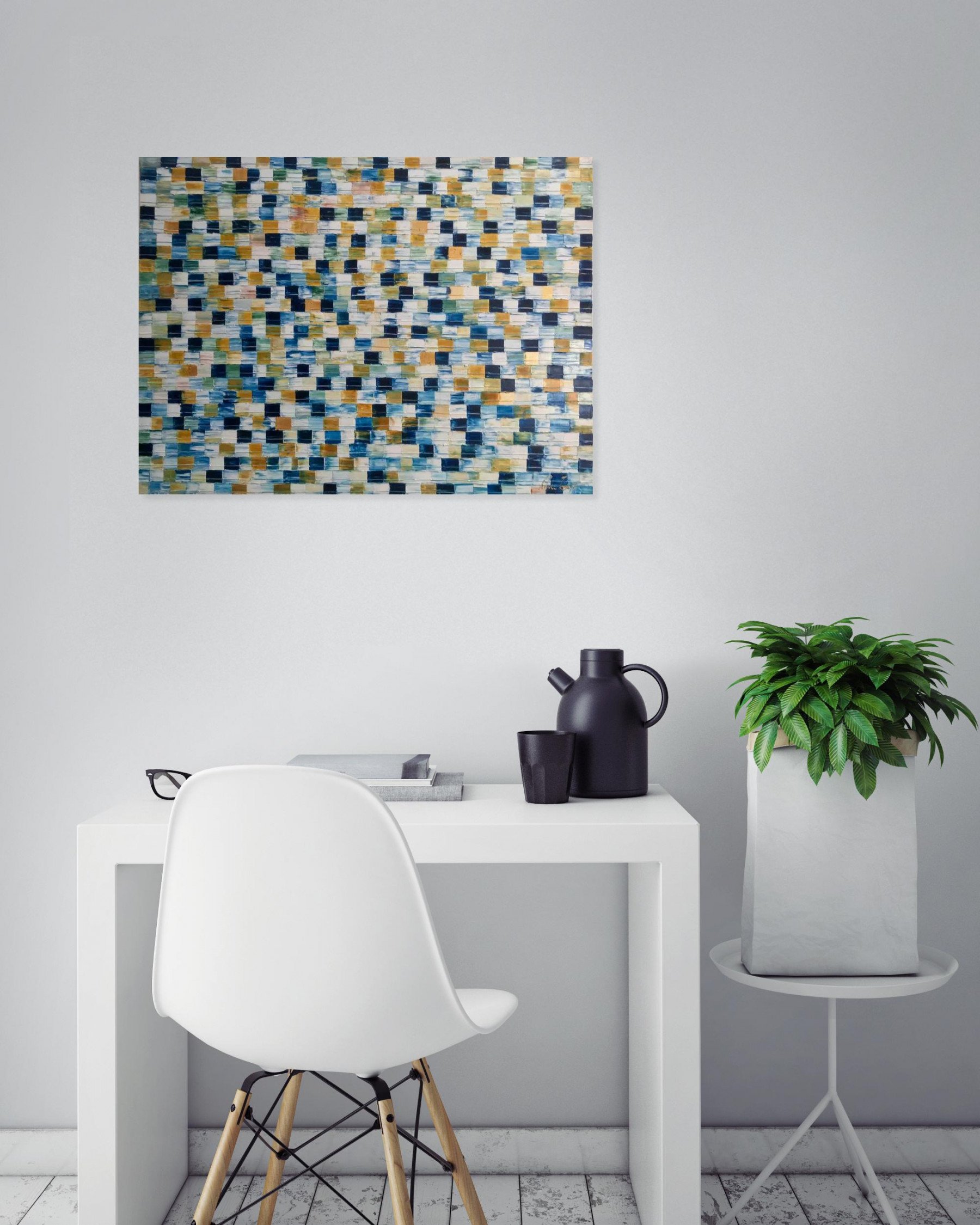 Pierre Joseph, Mosaic 12, peinture - Galerie de vente et d’achat d’art contemporain en ligne Artalistic