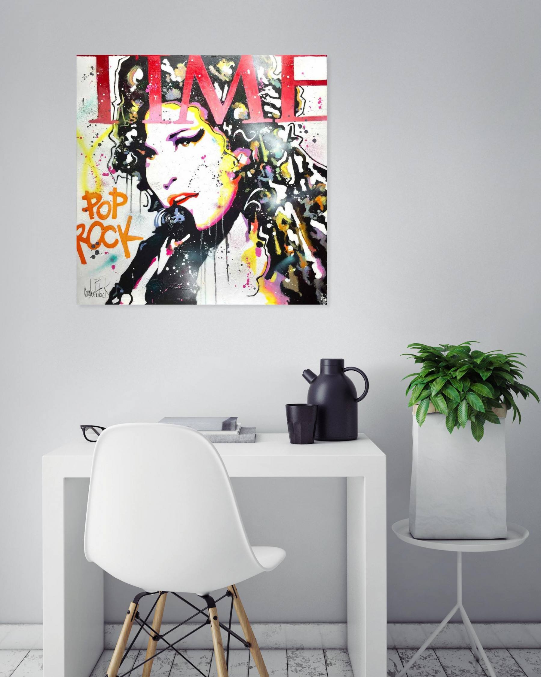 Patrick Cornée, Amy Winehouse, peinture - Galerie de vente et d’achat d’art contemporain en ligne Artalistic