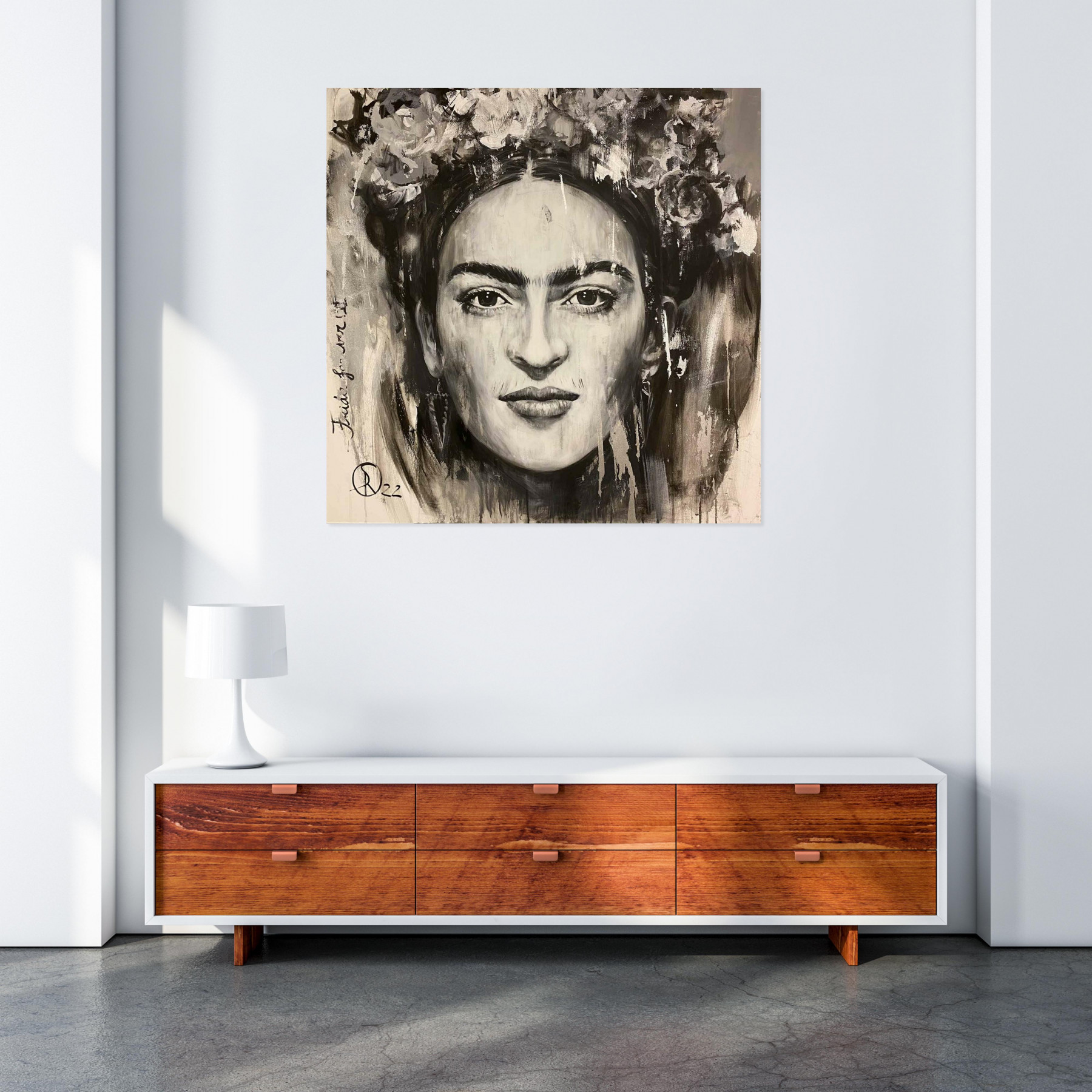 Sabine Rusch, Frida forever II, peinture - Galerie de vente et d’achat d’art contemporain en ligne Artalistic
