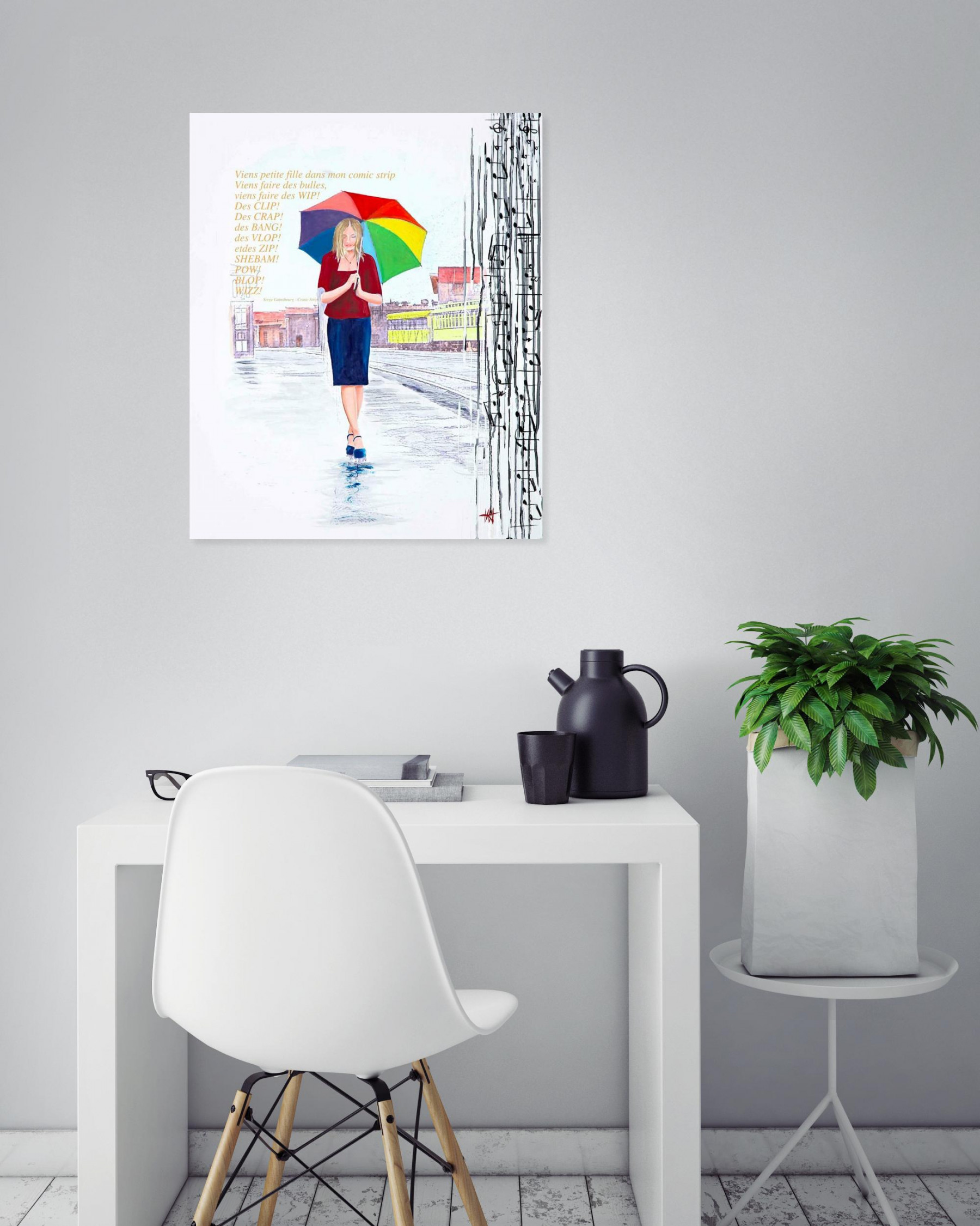 Jean-Jacques Venturini, Viens petite, peinture - Galerie de vente et d’achat d’art contemporain en ligne Artalistic