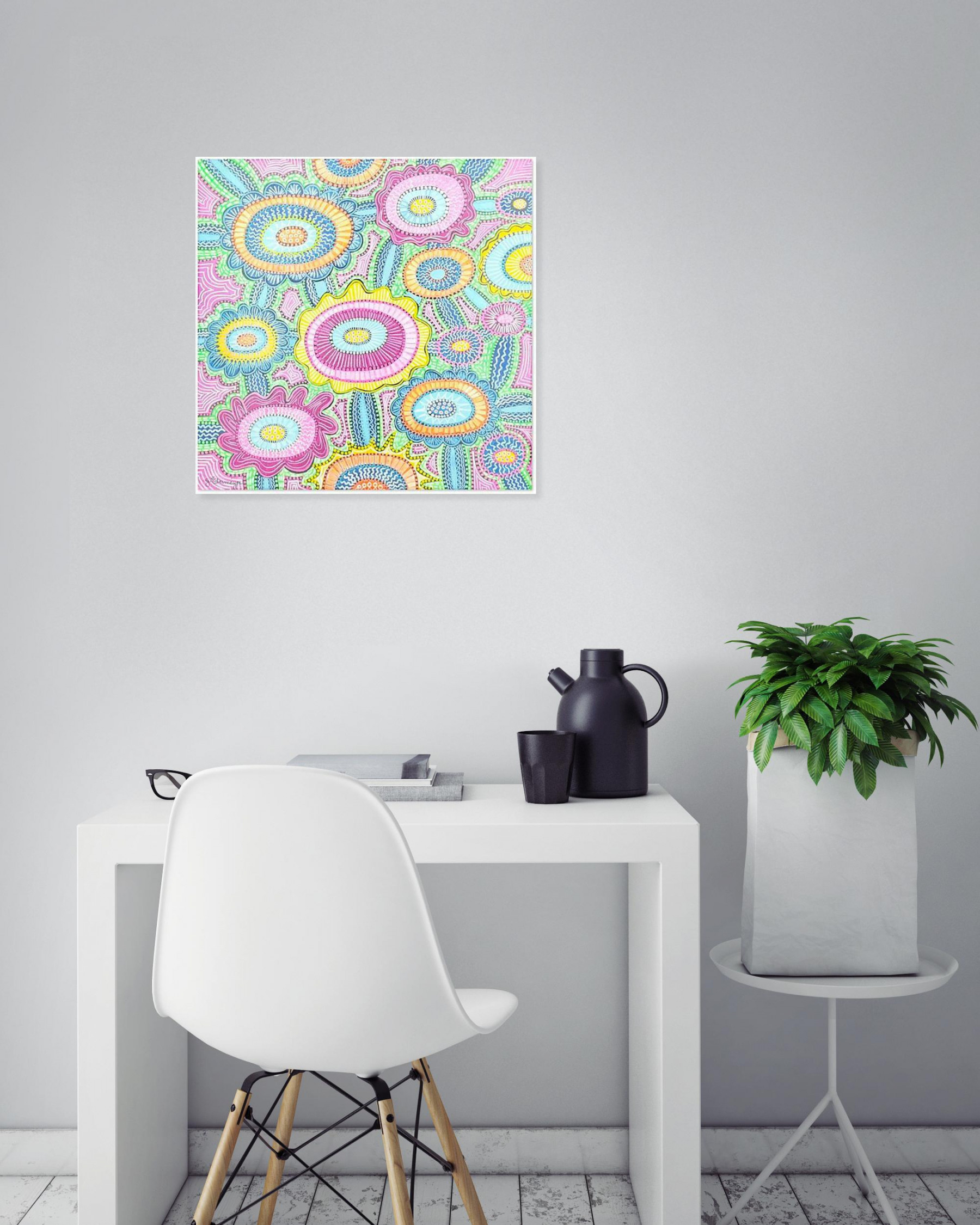 Giselle Ebermeyer, abstract painting, peinture - Galerie de vente et d’achat d’art contemporain en ligne Artalistic