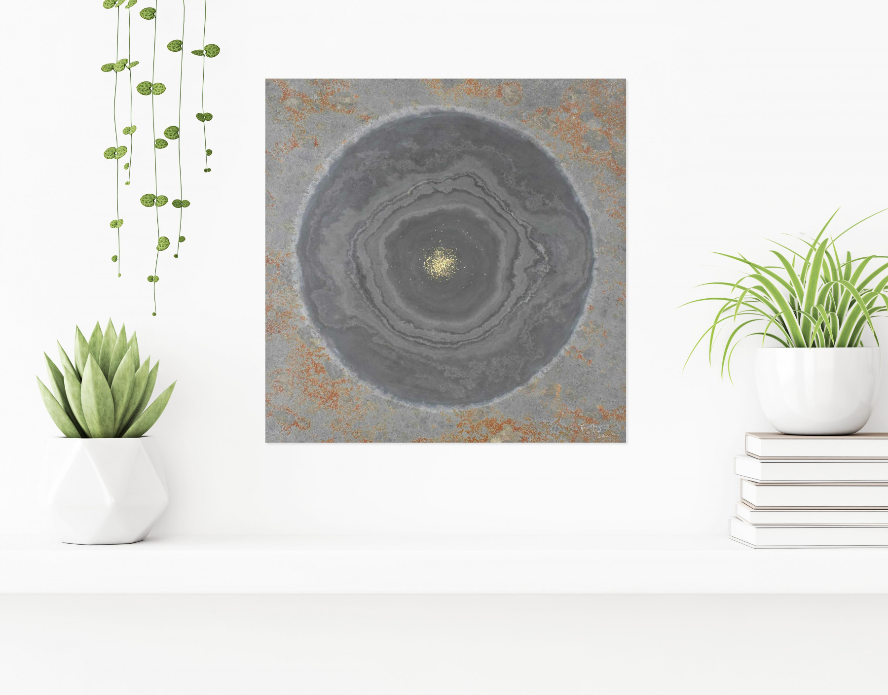 Marc Mugnier, lueur des profondeurs, peinture - Galerie de vente et d’achat d’art contemporain en ligne Artalistic