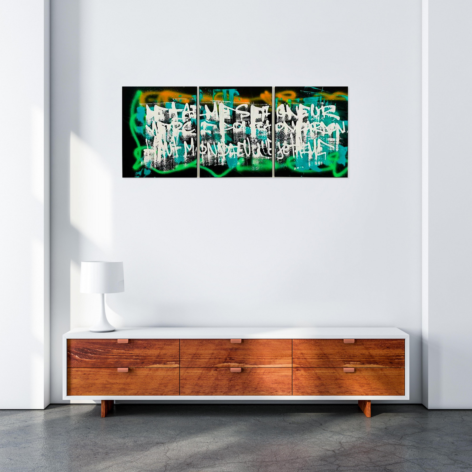 Karl Lagasse, Triptyque lovely, peinture - Galerie de vente et d’achat d’art contemporain en ligne Artalistic