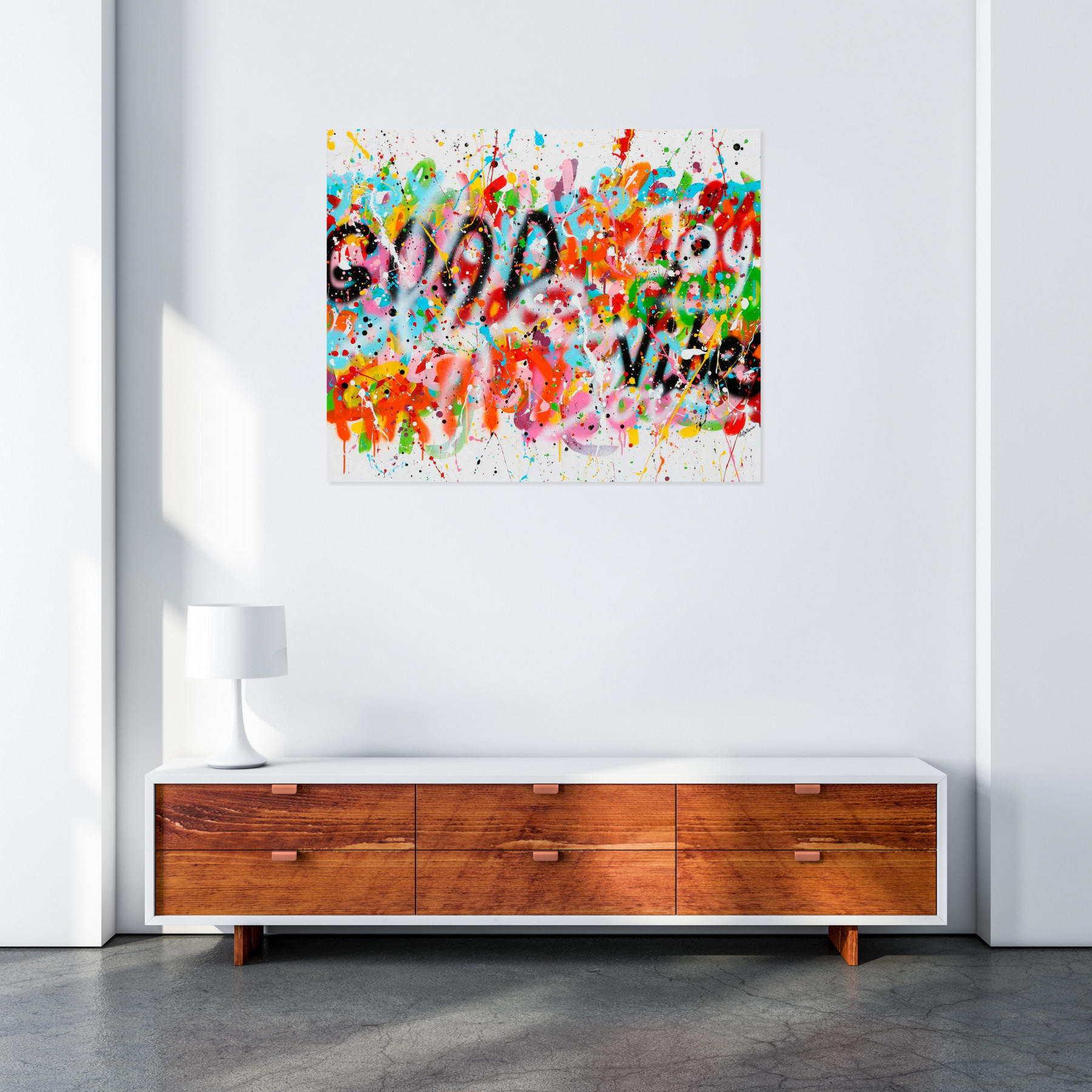 Isabelle Pelletane, Positives vibes, peinture - Galerie de vente et d’achat d’art contemporain en ligne Artalistic