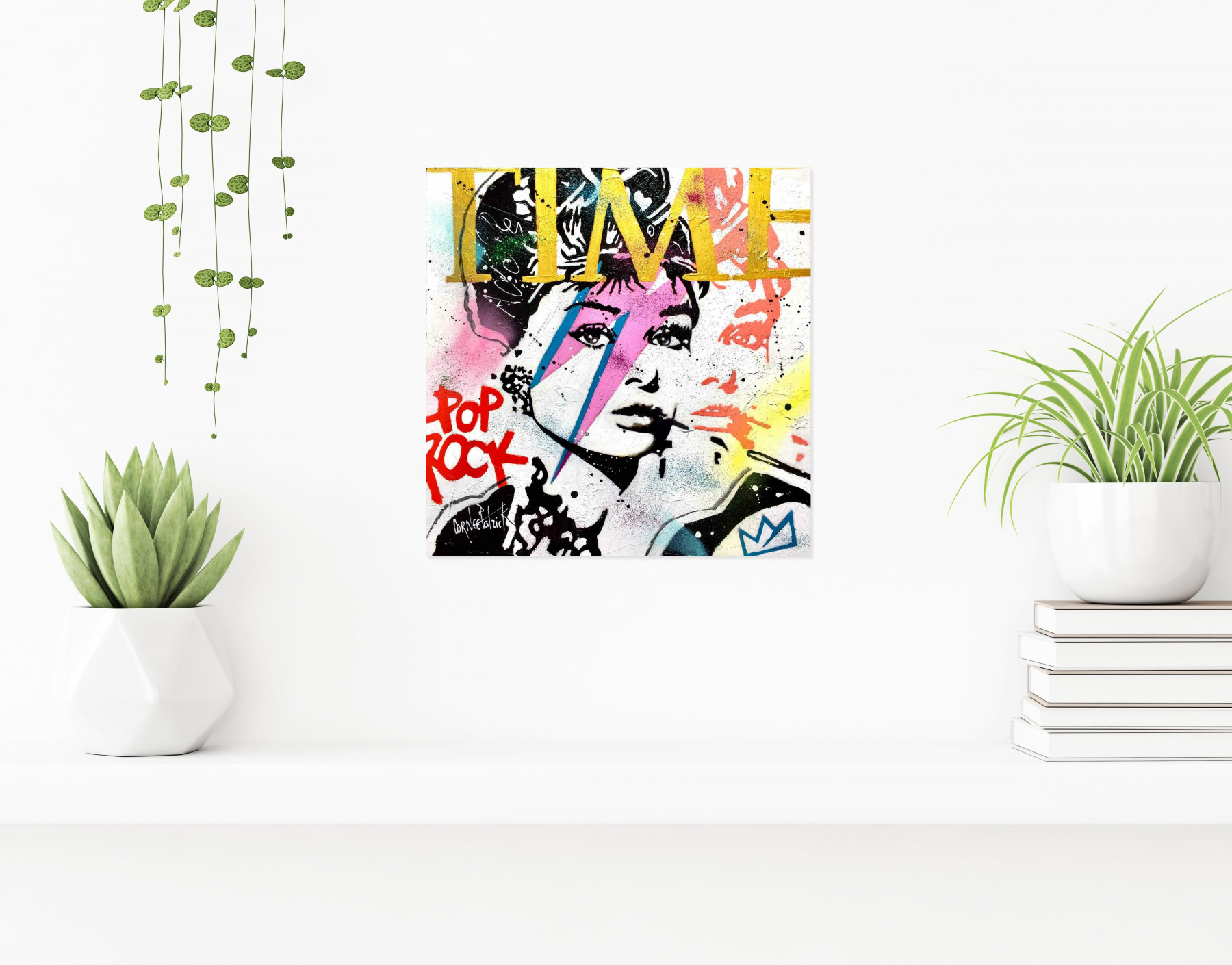 Patrick Cornée, Double Audrey Hepburn, peinture - Galerie de vente et d’achat d’art contemporain en ligne Artalistic